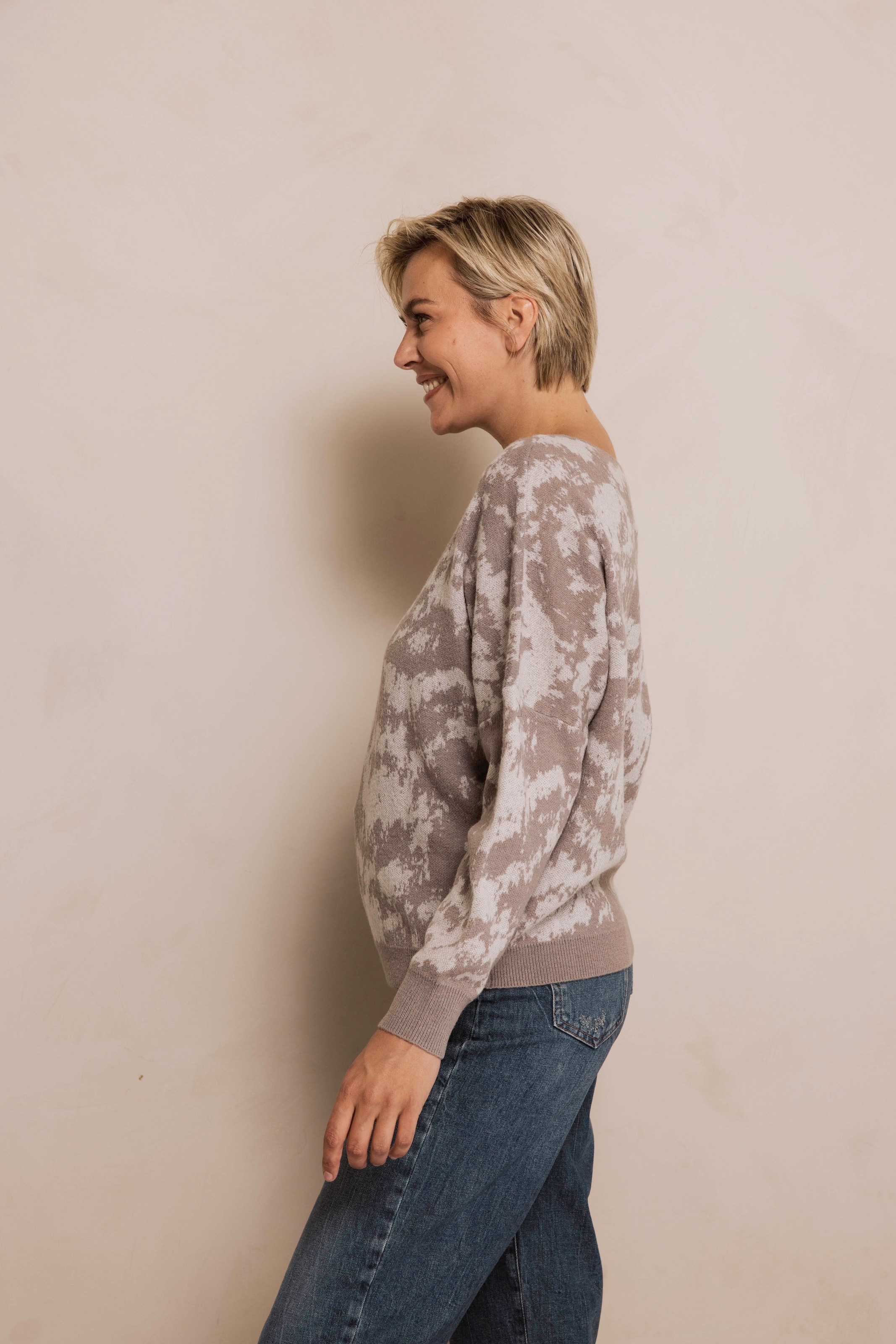 Zhrill Strickpullover »ZHTALIA CAMO«, mit grafischem Muster
