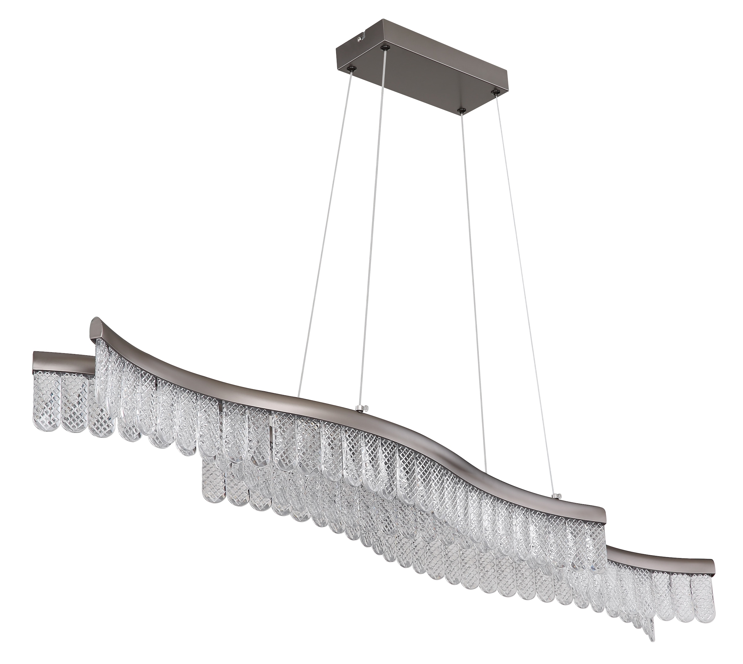 GLOBO LIGHTING LED Pendelleuchte »JULIET«, Leuchtmittel LED-Modul | LED fest integriert, Hängelampe/Hängeleuchte/Wohnzimmer/Esstisch/elegant