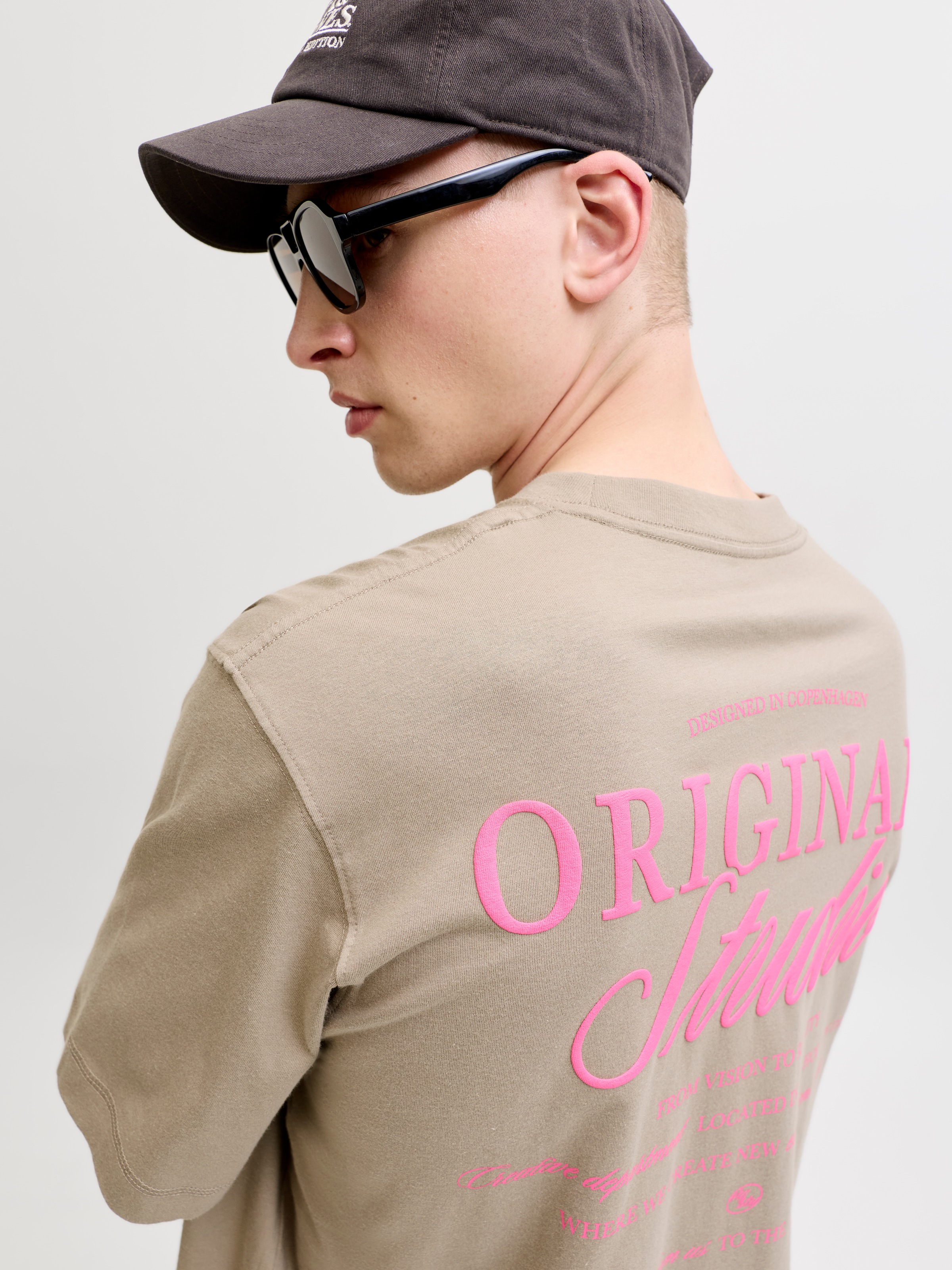 Jack & Jones Kurzarmshirt "JORNORREBRO TYPO TEE SS CREW NECK NOOS" Baumwoll günstig online kaufen