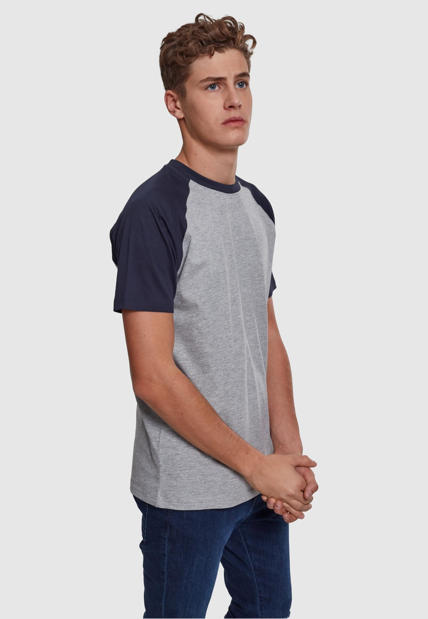 URBAN CLASSICS T-Shirt »Urban Classics Herren Raglan Contrast Tee«, (1 tlg.)