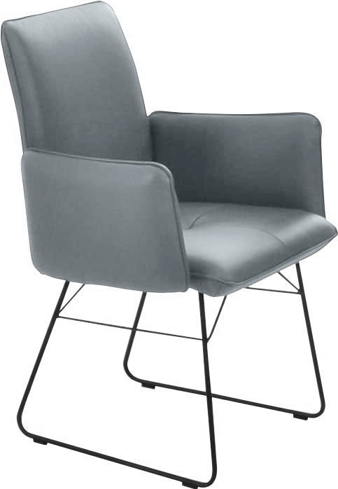 K+W Komfort & Wohnen Armlehnstuhl, 1 St., Leder CLOUD, Drahtkufengestell in günstig online kaufen