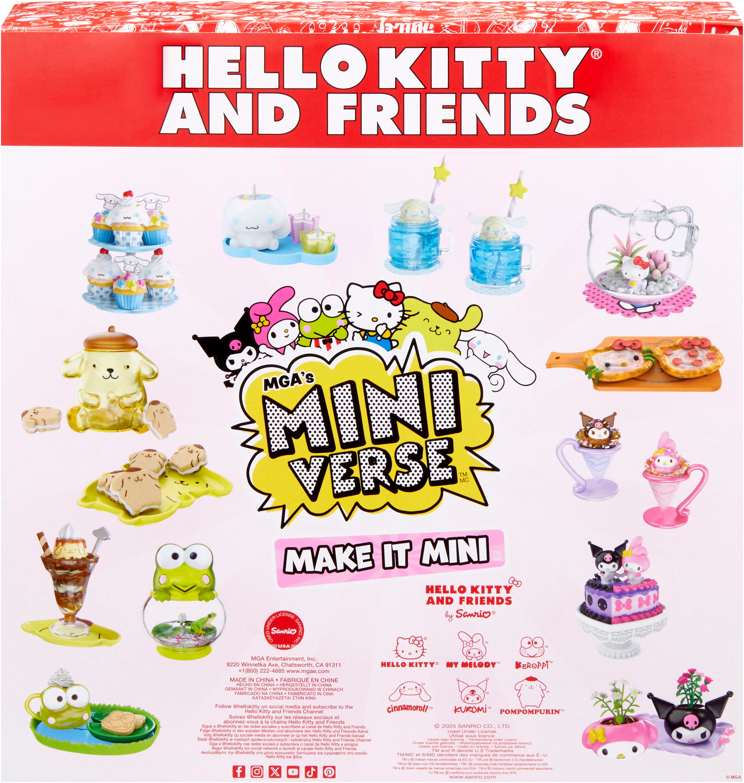 MGA ENTERTAINMENT Kreativset »MGA's Miniverse - Make It Mini SANRIO Series 2 Asst«, sortiere Lieferung