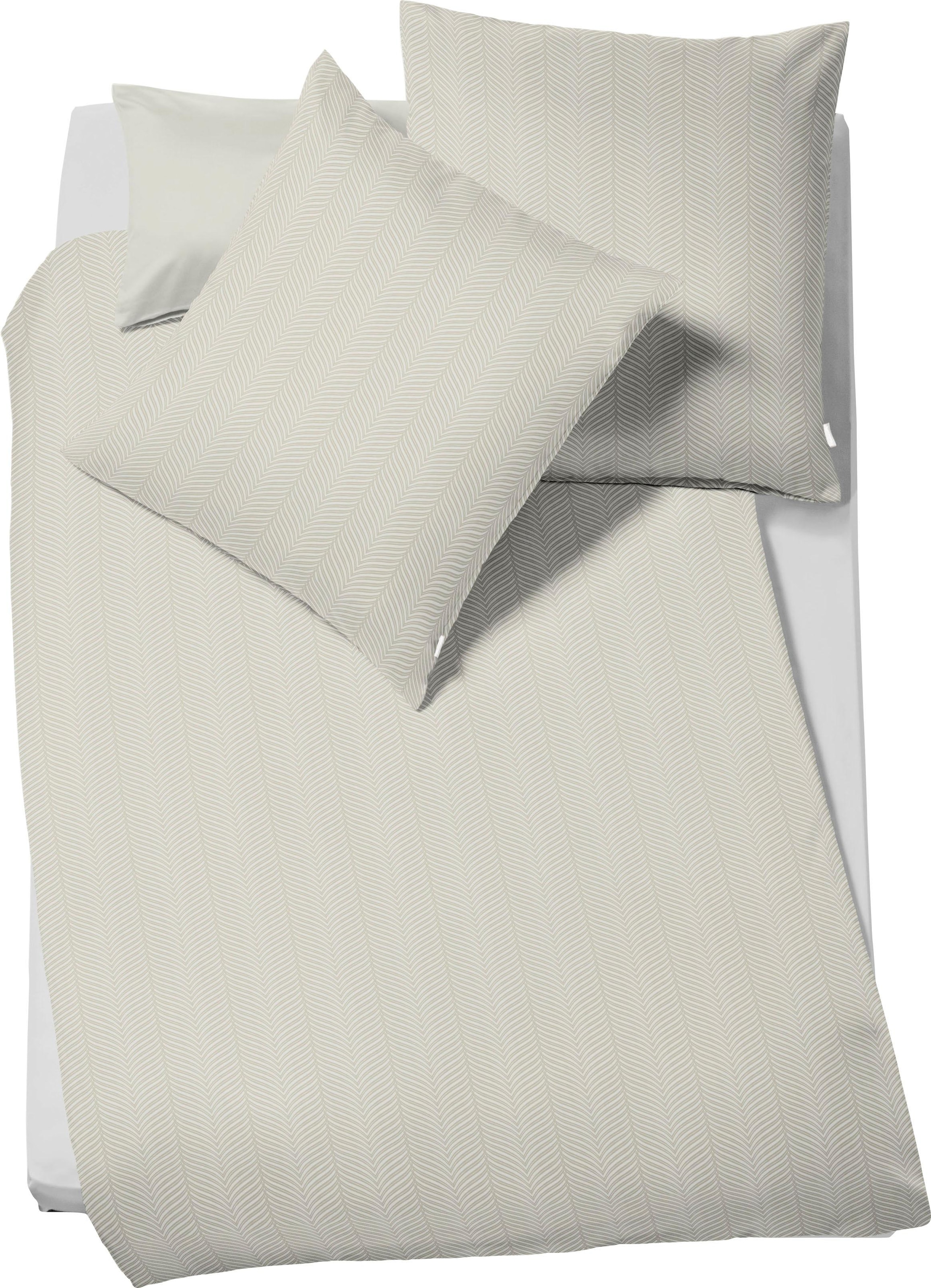 fleuresse Bettwäsche "Jade" 2 Stk. tlg. mit dezentem Muster günstig online kaufen