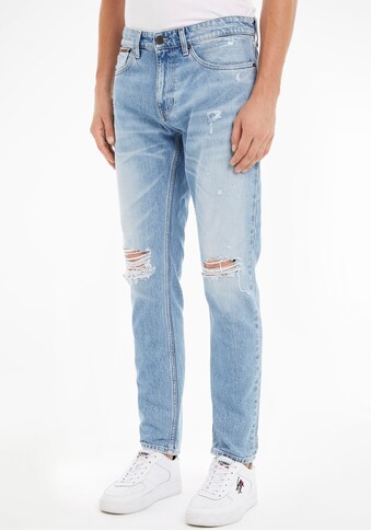 Tommy Jeans Tapered-fit-Jeans »AUSTIN SLIM TPRD BG2114«, mit Destroyed- und... kaufen