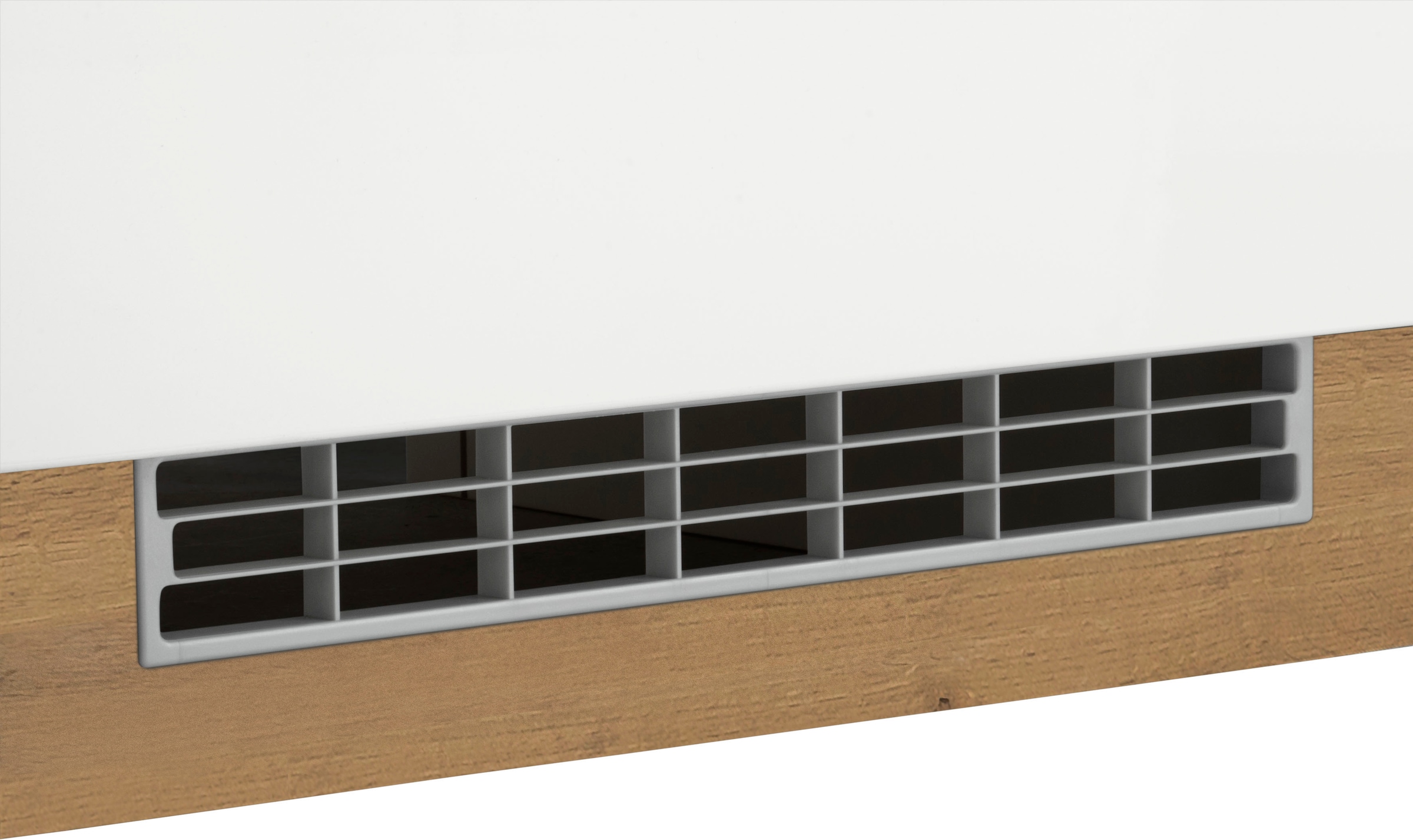 KOCHSTATION Küchenzeile »KS-Brindisi Breite 280 cm«, wahlweise mit E-Geräten und Induktion, mit MDF-Fronten und Regal