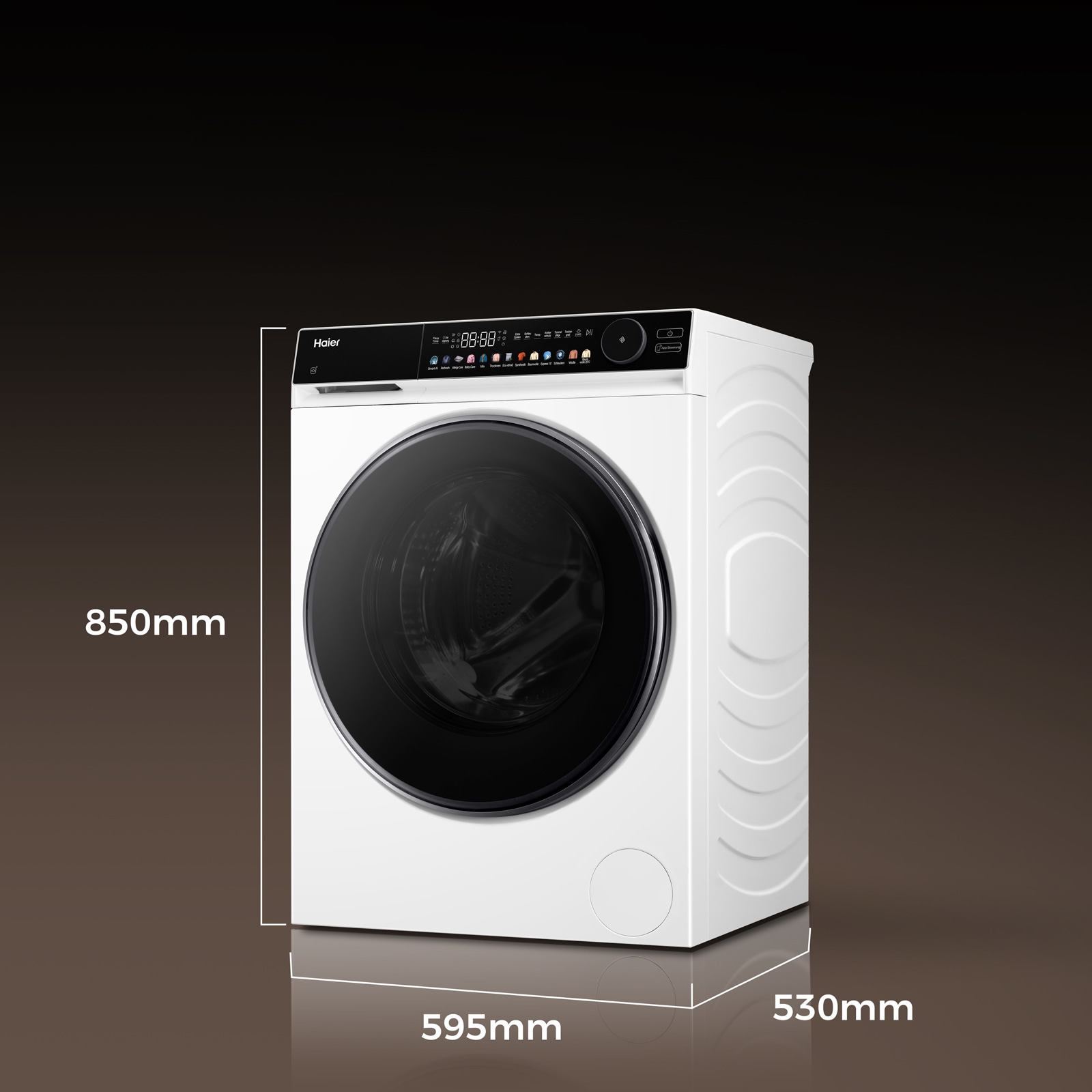 Haier Waschtrockner »HWD90-BP14667TU1« G7 Serie 9 kg /5 kg Trommelbeleuchtung & Wi-Fi
