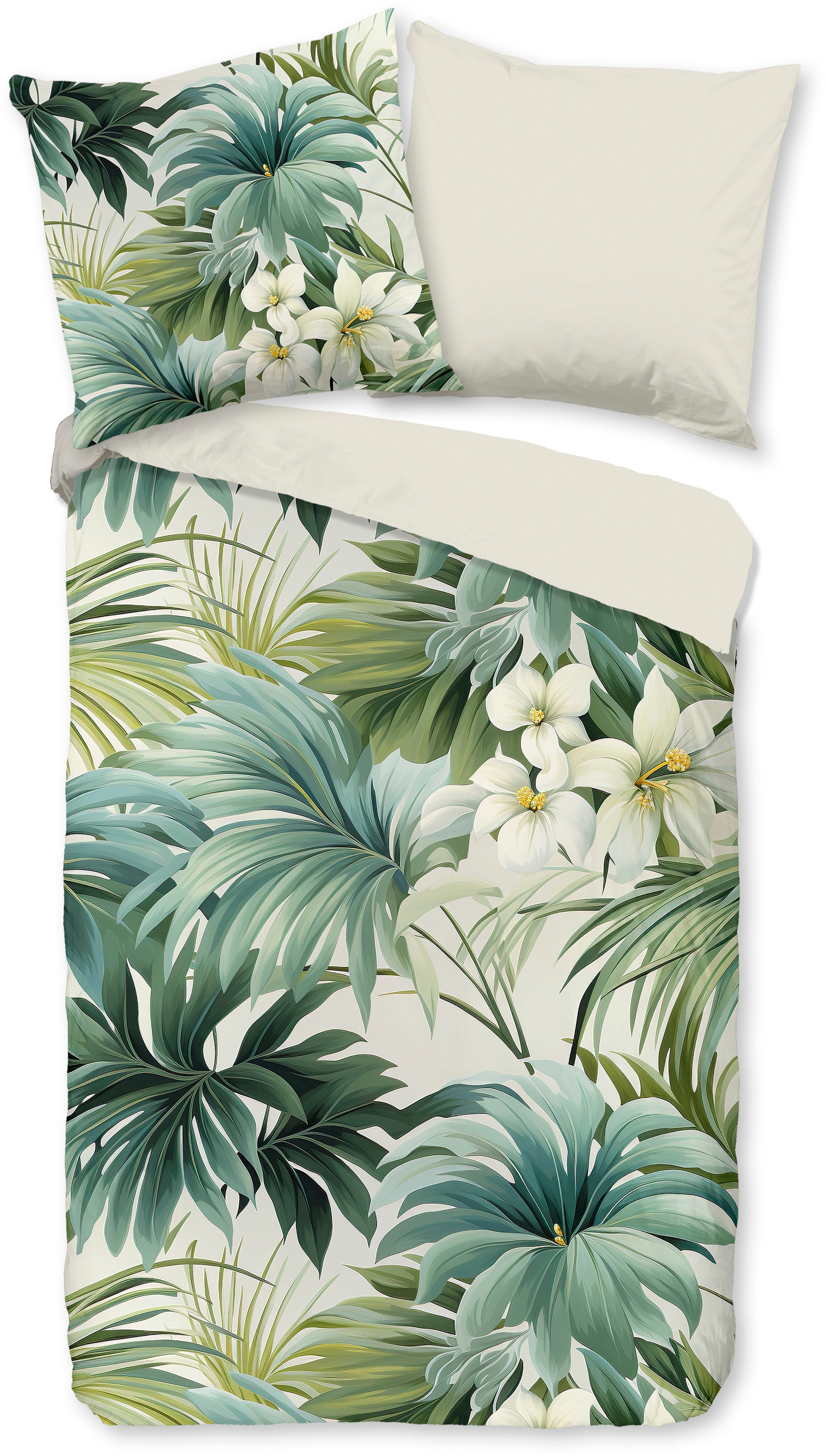 PURE luxury collection Wendebettwäsche "Virna" 3 Stk. tlg. Mikrofaser, Pfle günstig online kaufen