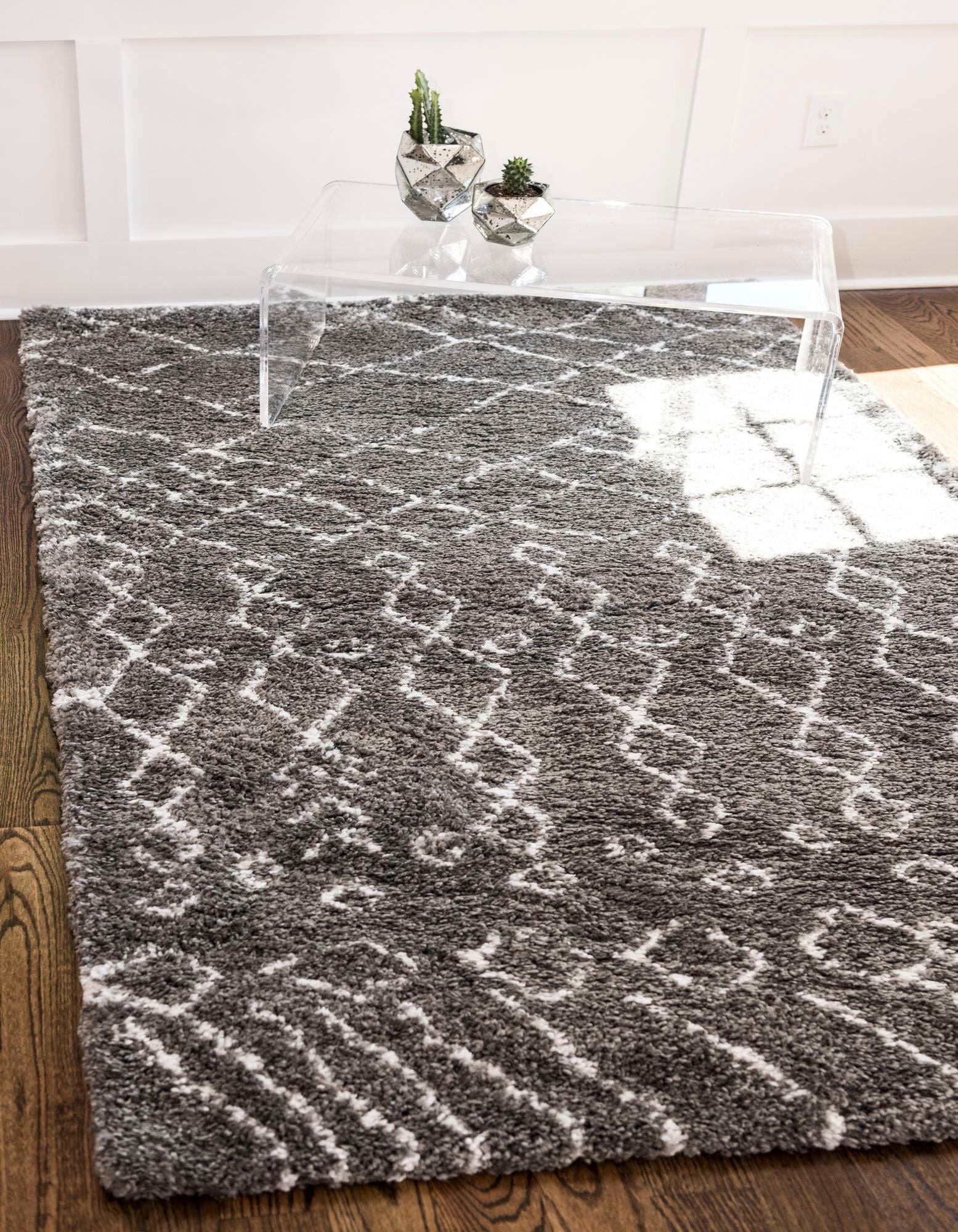 Myflair Möbel & Accessoires Hochflor-Teppich "Temara Shag, LAGERRÄUMUNG" rechteckig 51 mm Höhe gewebt, Scandi Design, ideal im Wohnzimmer & Schlafzimmer