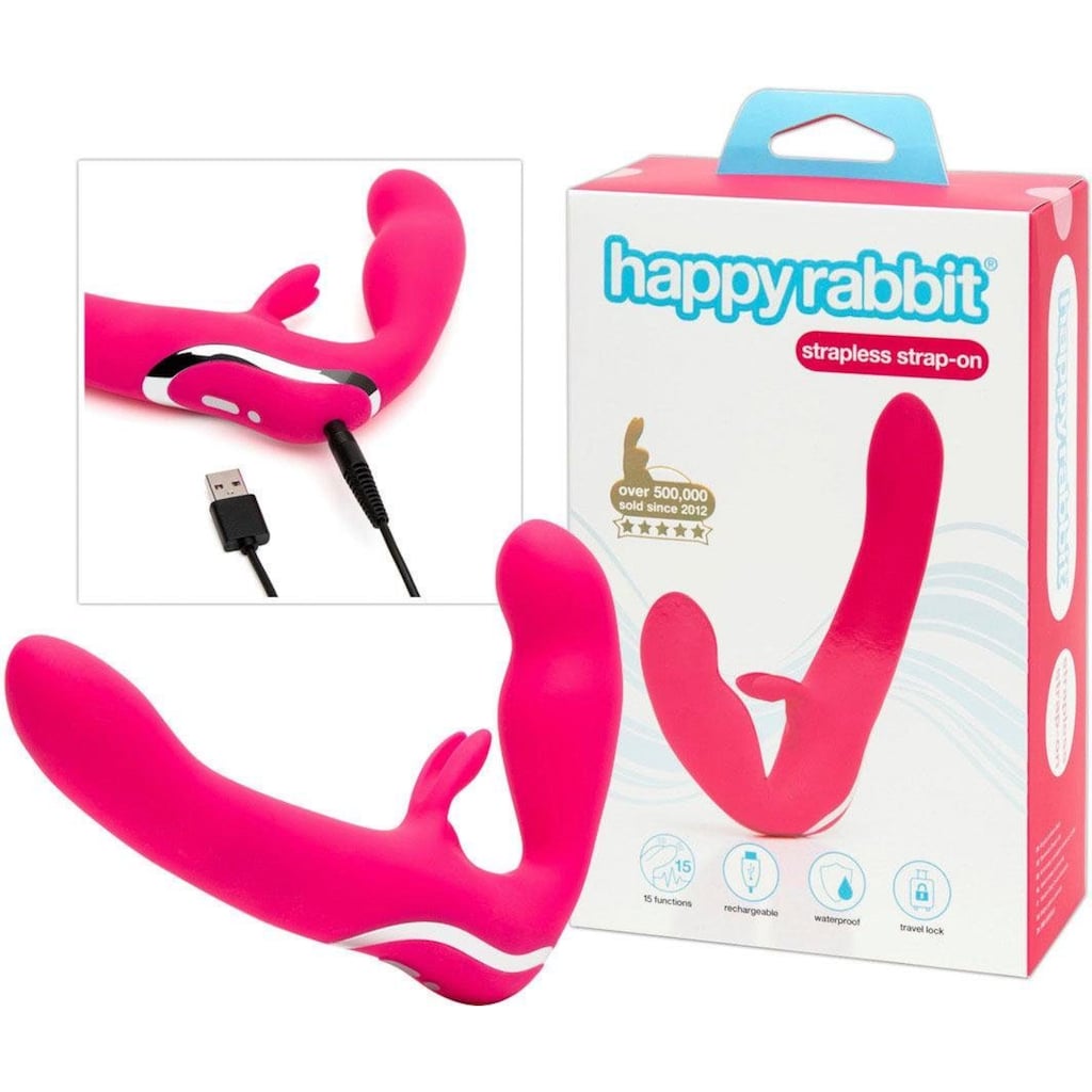 happy rabbit Umschnallvibrator »Strapless Strap-On R«