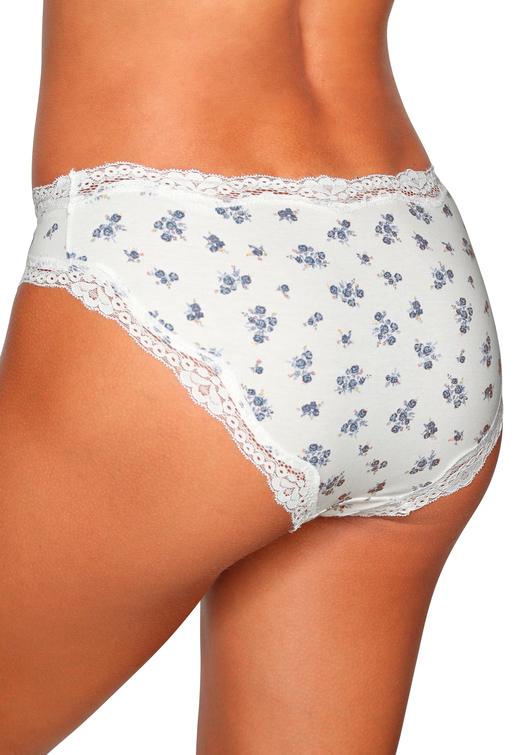 Vivance Jazz-Pants Slips, (3er-Pack), aus elastischer Baumwolle