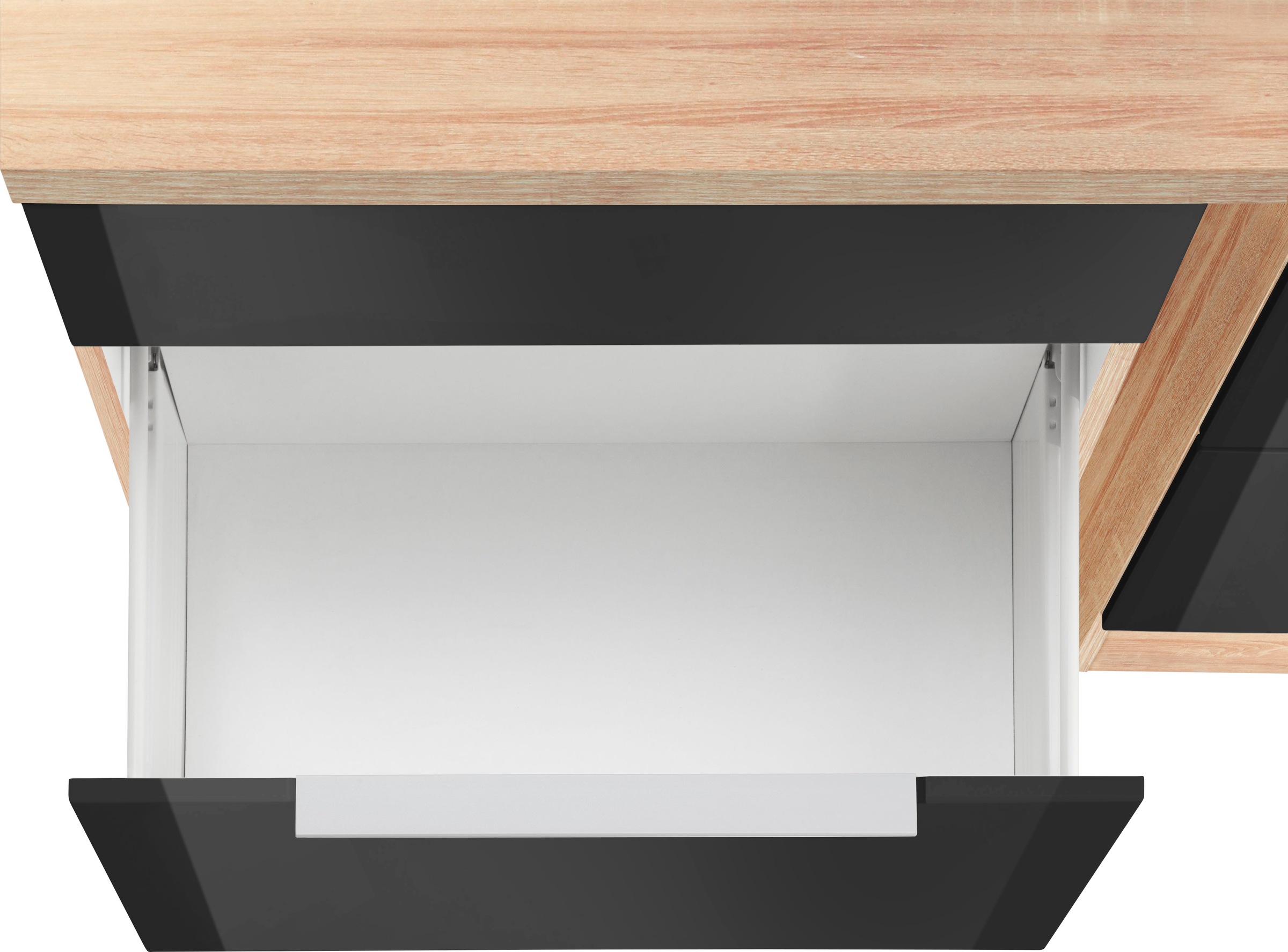 KOCHSTATION Winkelküche »KS-Brindisi«, Stellbreite 230/170 cm, wahlweise mit E-Geräten, mit MDF-Fronten