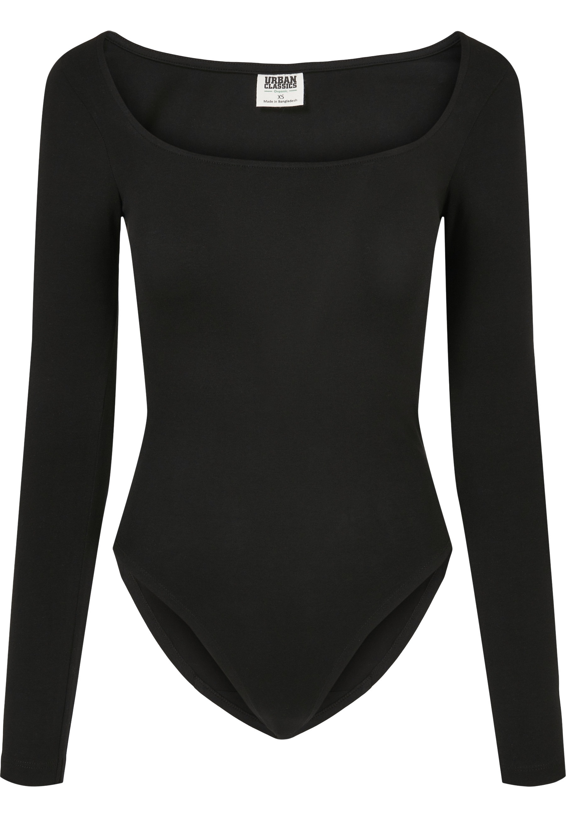 URBAN CLASSICS Langarmshirt "Urban Classics Damen Ladies Organic Longsleeve Body" 1 Stk.