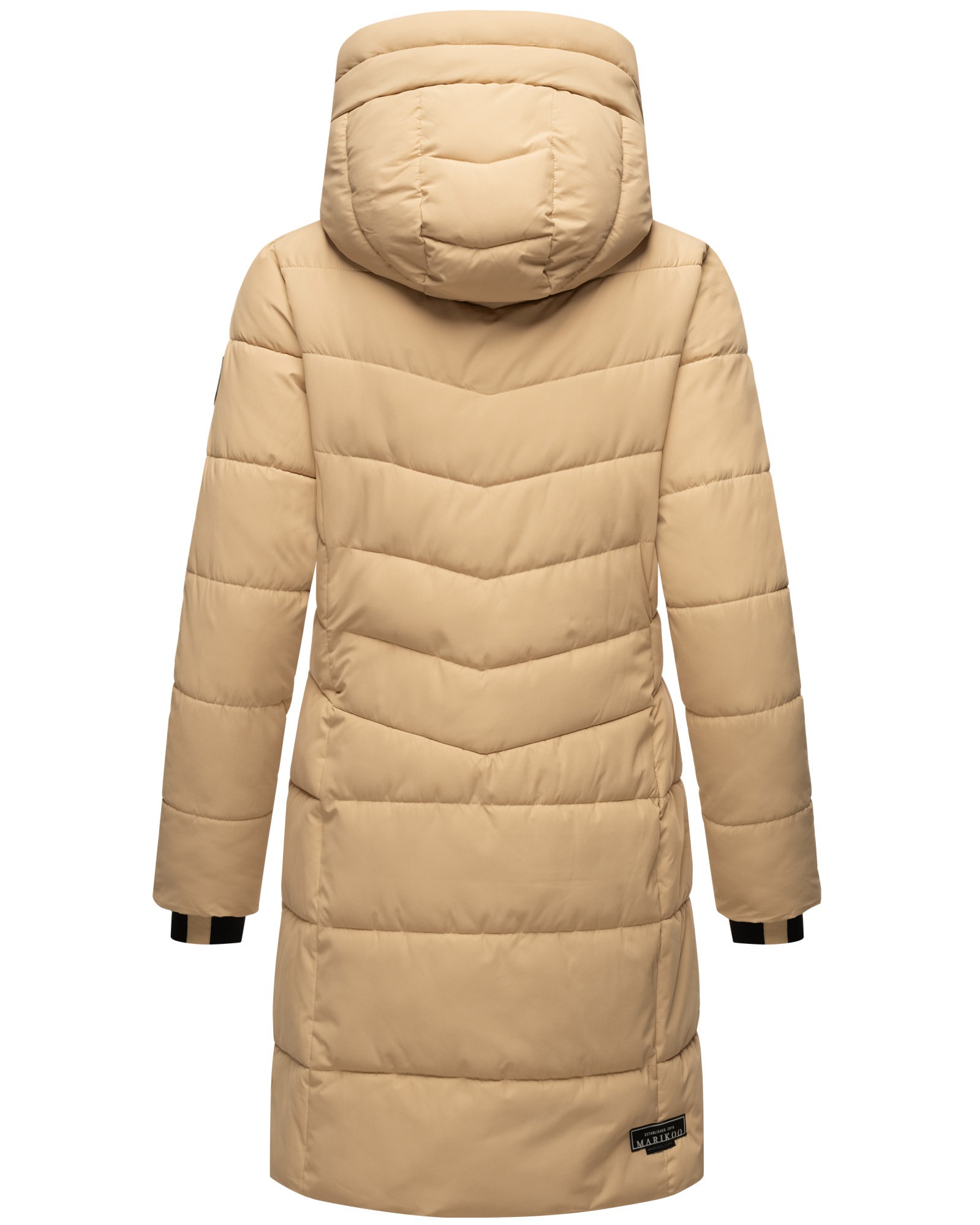 Marikoo Winterjacke »Natsukoo XVI«, Stepp Mantel mit großer Kapuze