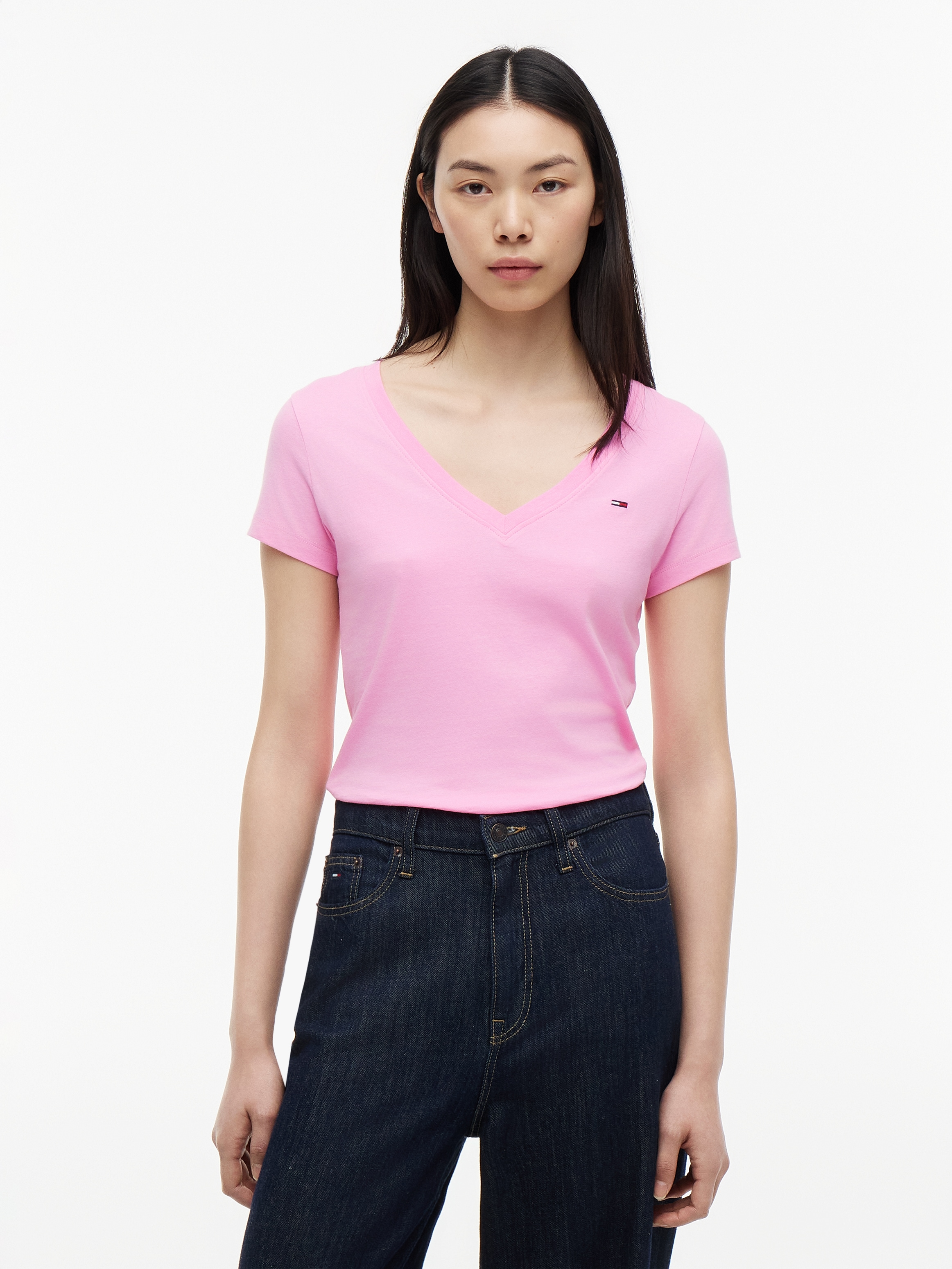 Tommy Jeans V-Shirt »TJW 3PACK V-NECK TEE« Packung, 3er-Pack, 3 Baumwolle, V-Ausschnitt, 3 Stück im Set