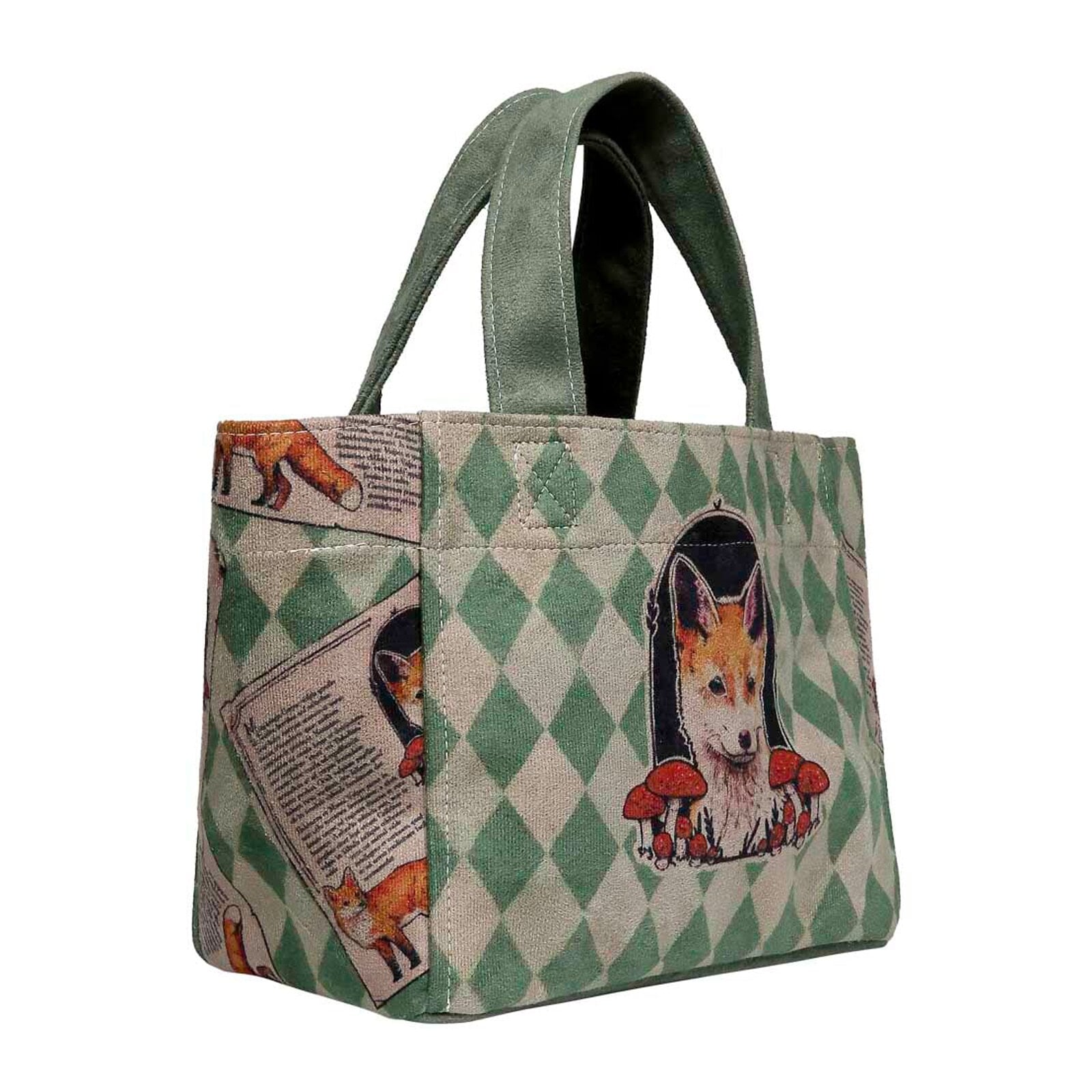 DOGO Umhängetasche »Tag Bag Tragetasche Vulpes Damen Schultertasche« Handgefertigt