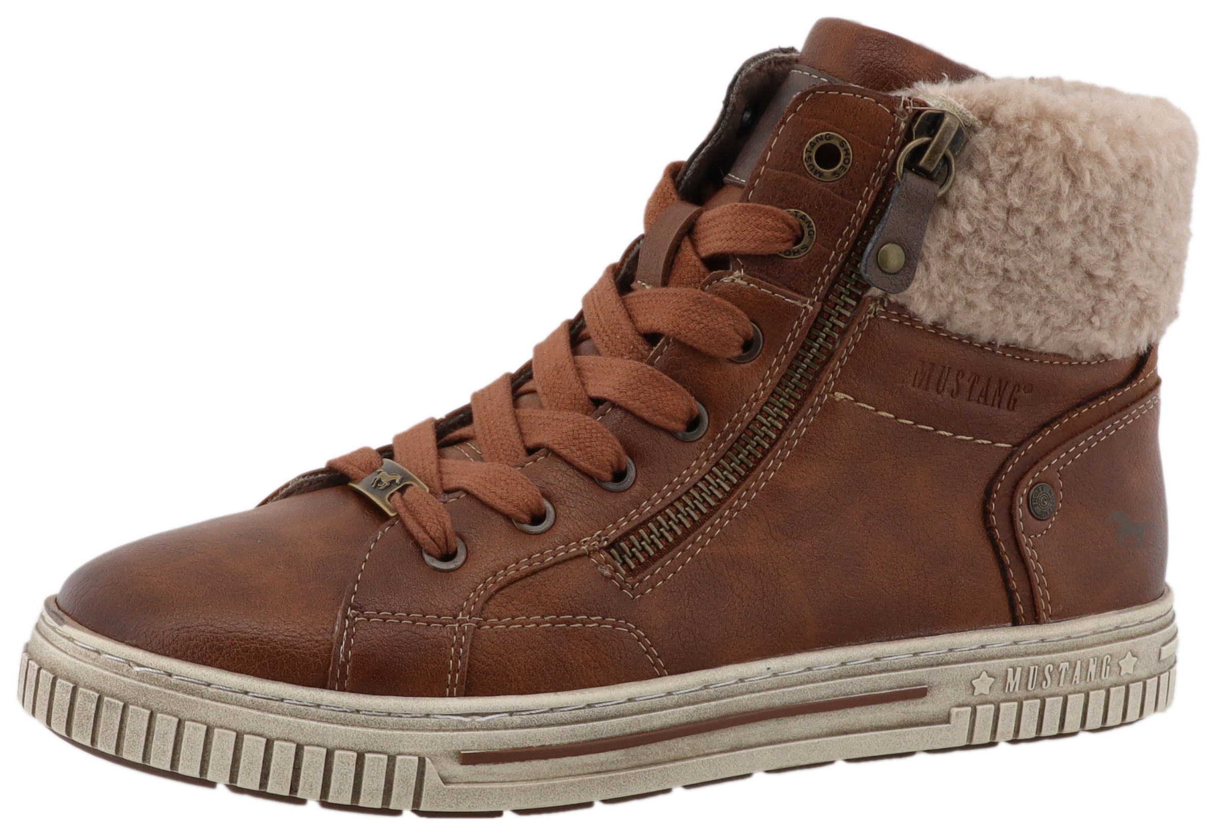Mustang Shoes Winterboots "Janique" High Top Sneaker, Winterboots mit Warmf günstig online kaufen