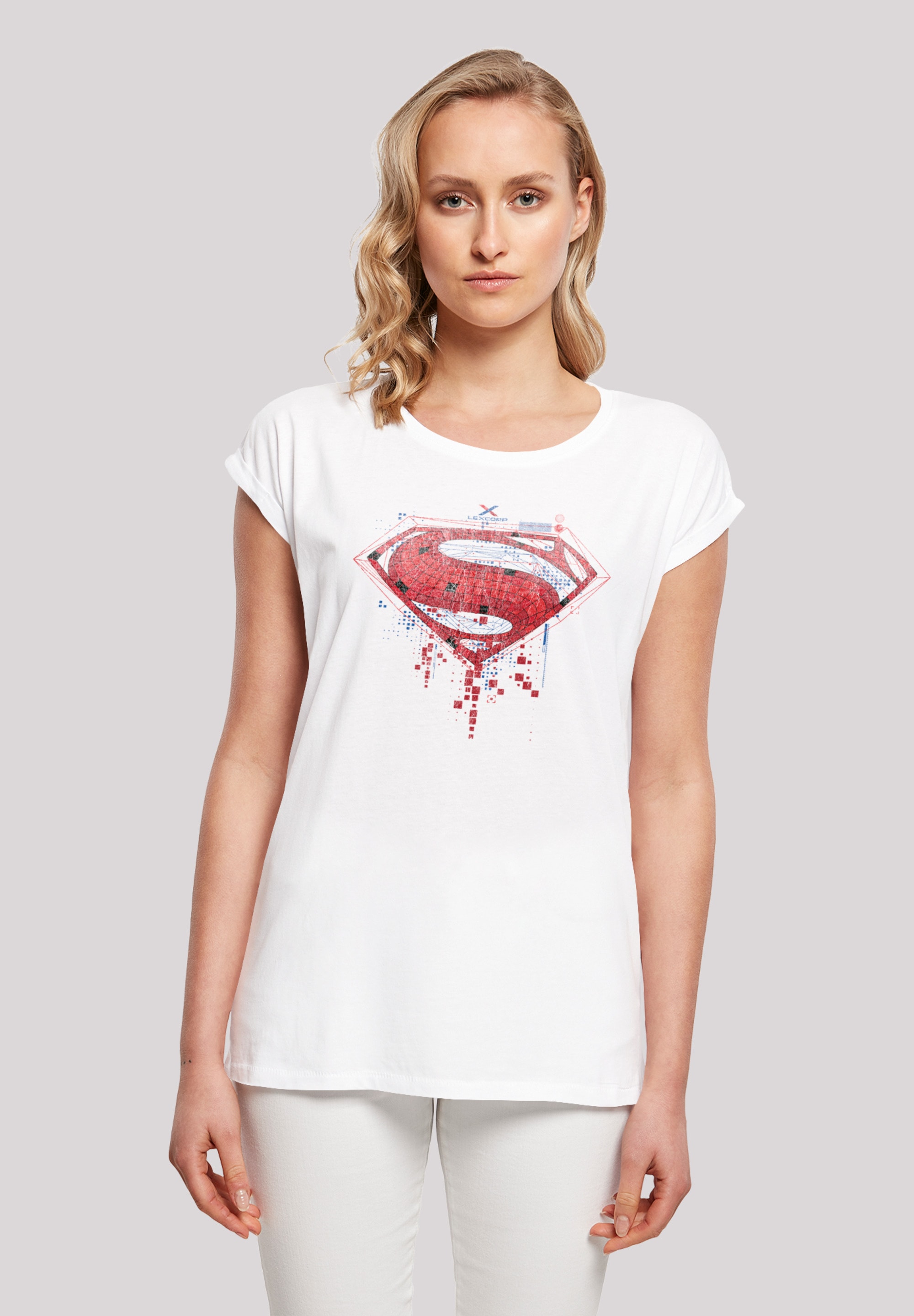 F4NT4STIC T-Shirt "DC Comis Superhelden Superman Geo Logo", Print günstig online kaufen