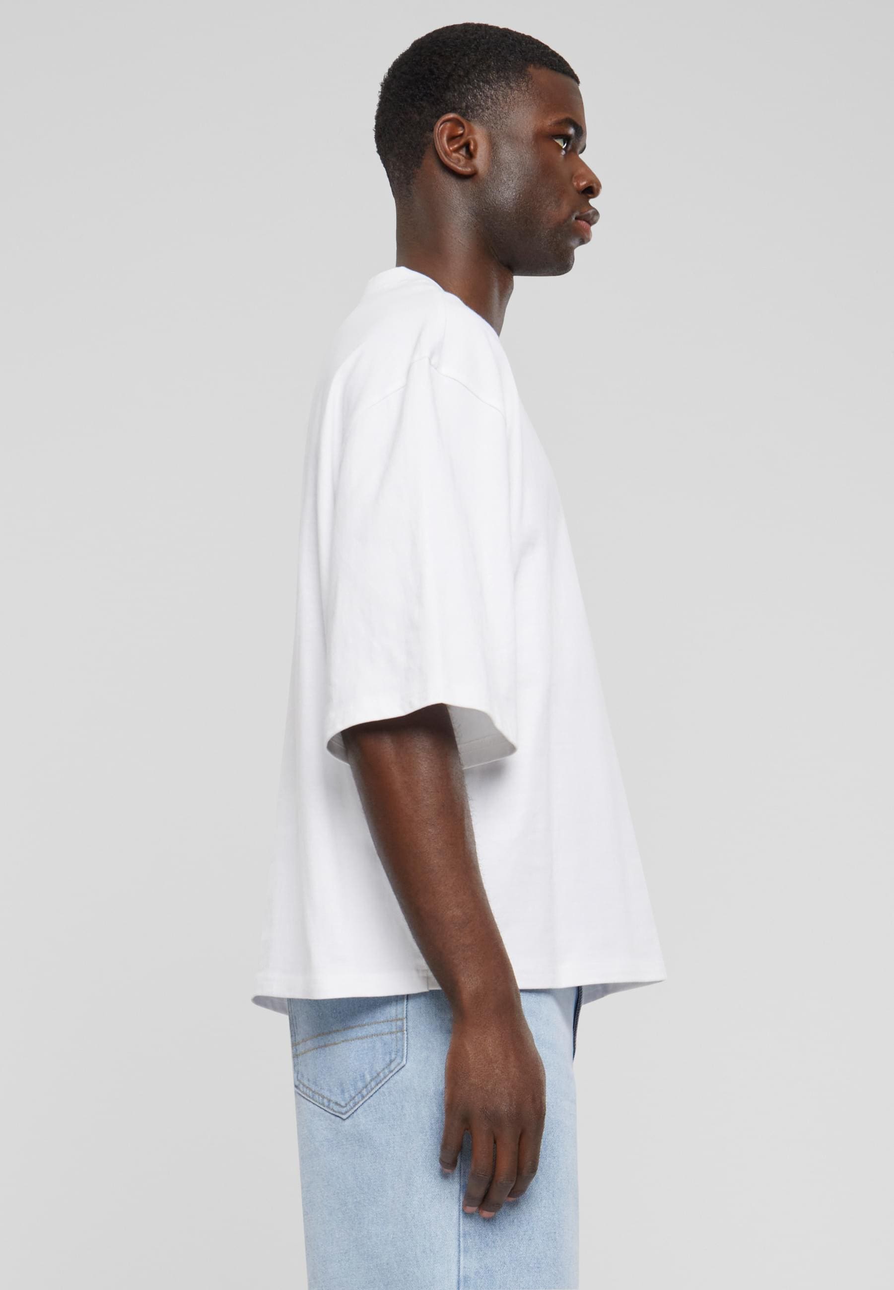 URBAN CLASSICS T-Shirt »Urban Classics Herren Organic Oversized Cropped Tee«, (1 tlg.)
