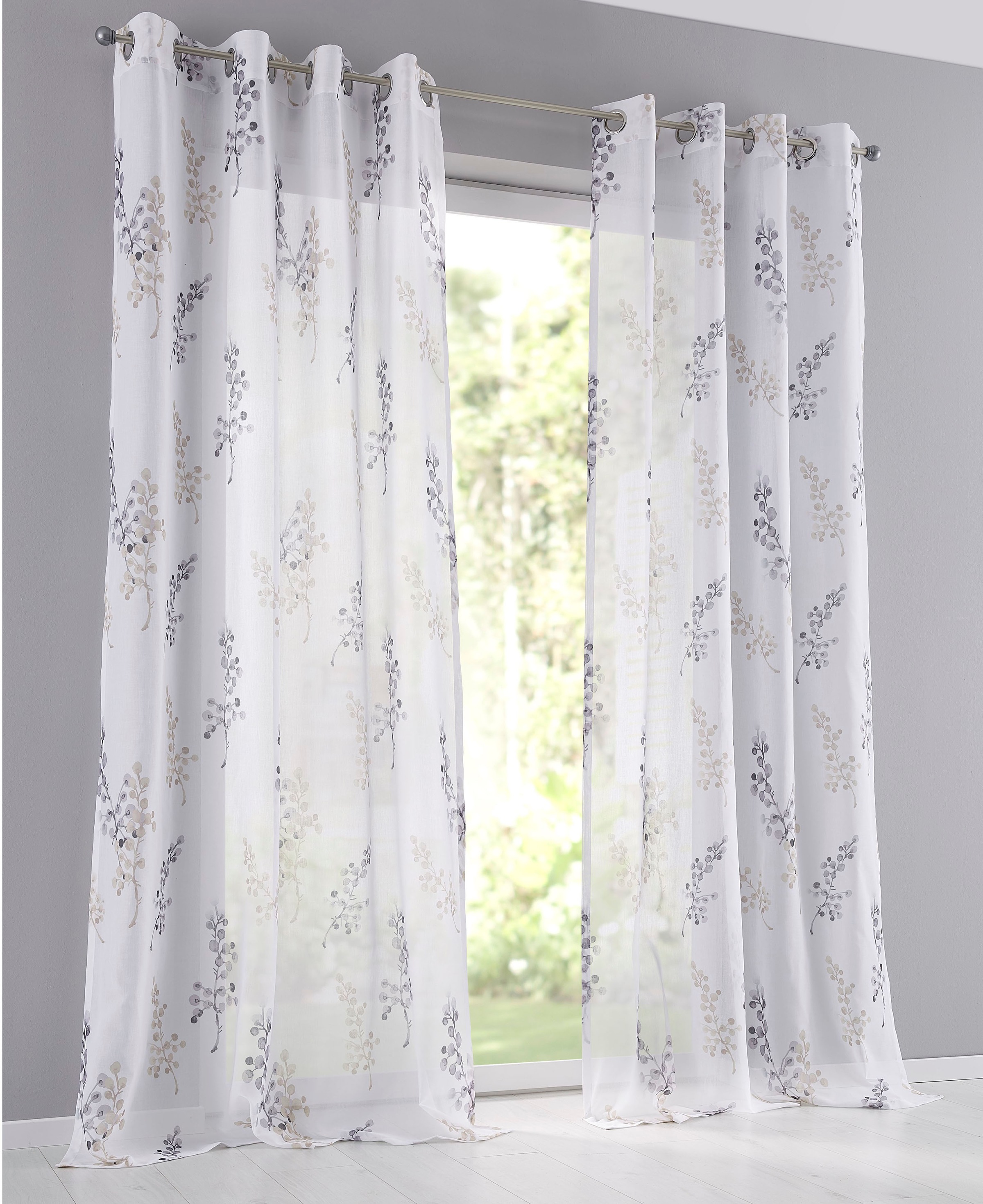 Kutti Vorhang "Danny" Ösen 1 Stk. tlg. Polyester, pflegeleicht, bedruckt günstig online kaufen