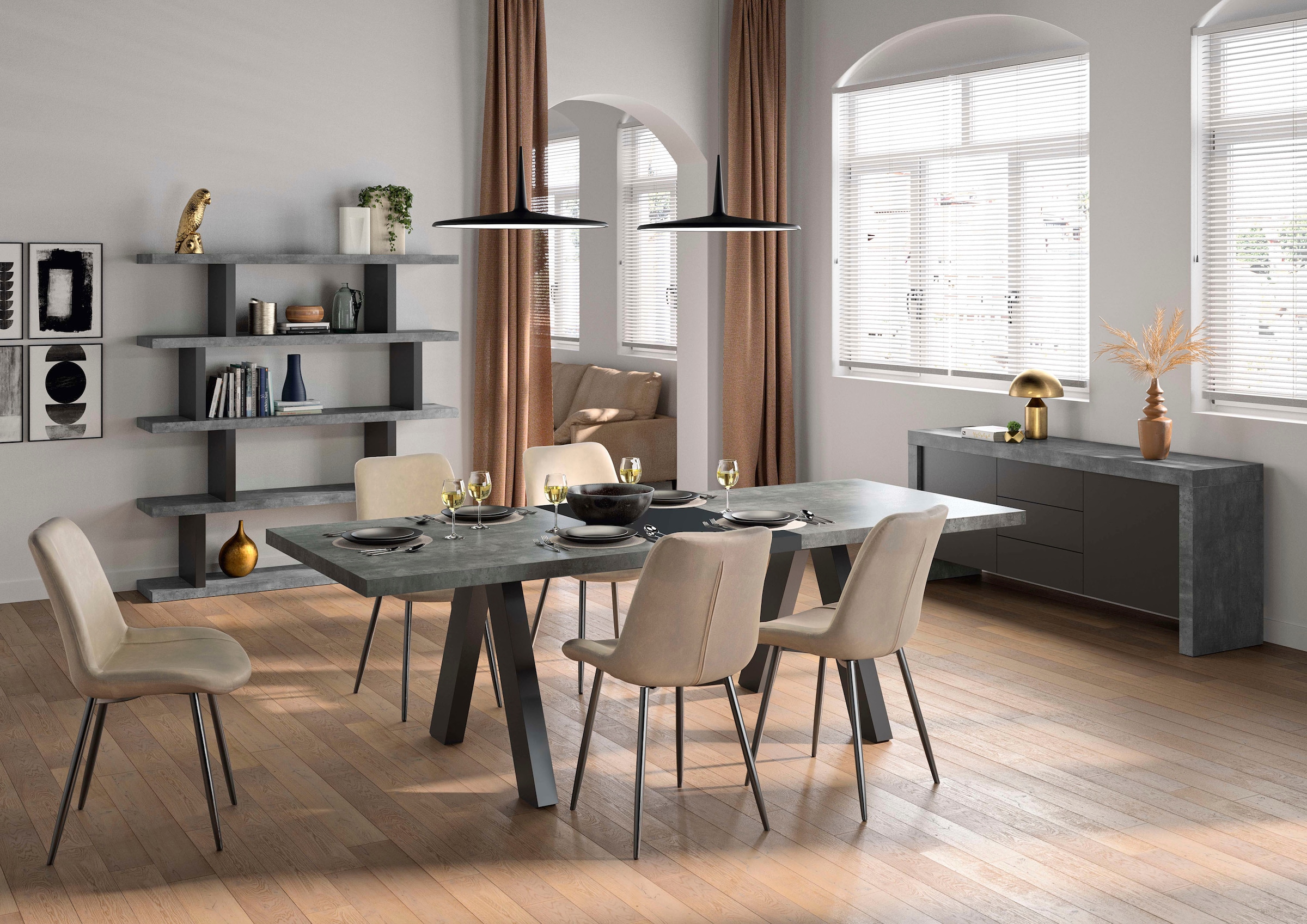 TemaHome Sideboard »Kobe«, Kommode, industrieller Look