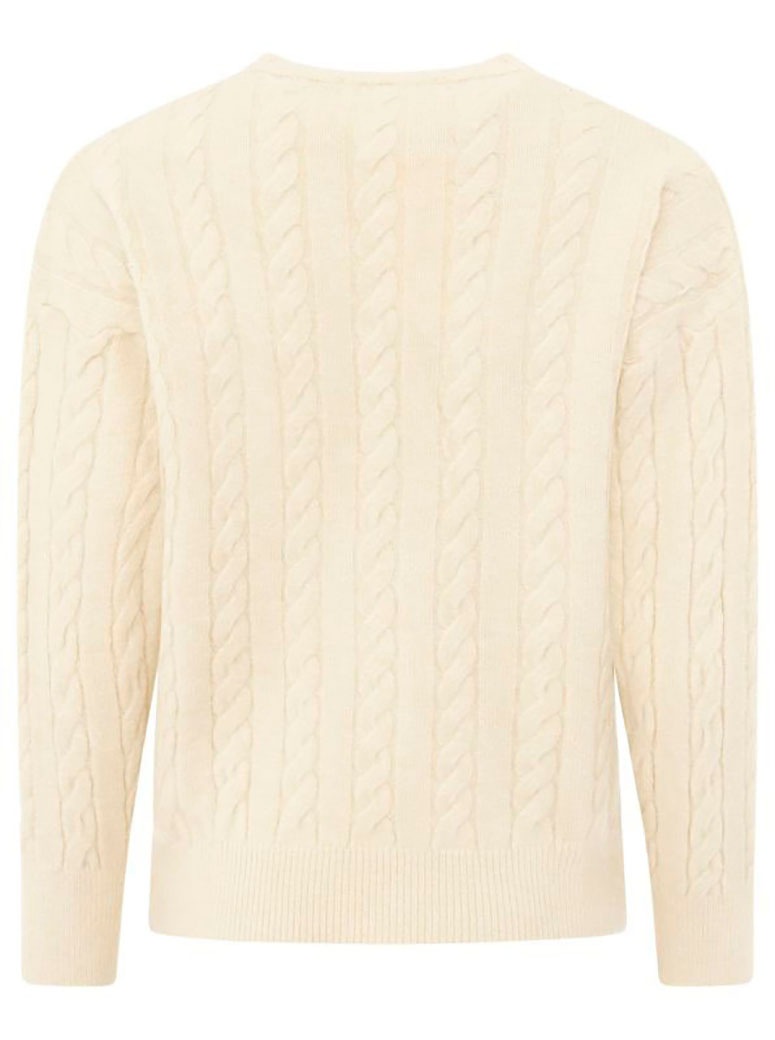 Zwillingsherz Strickpullover »"Zopfstrick"« Rundhalsausschnitt, Zopfstrick, Langarm