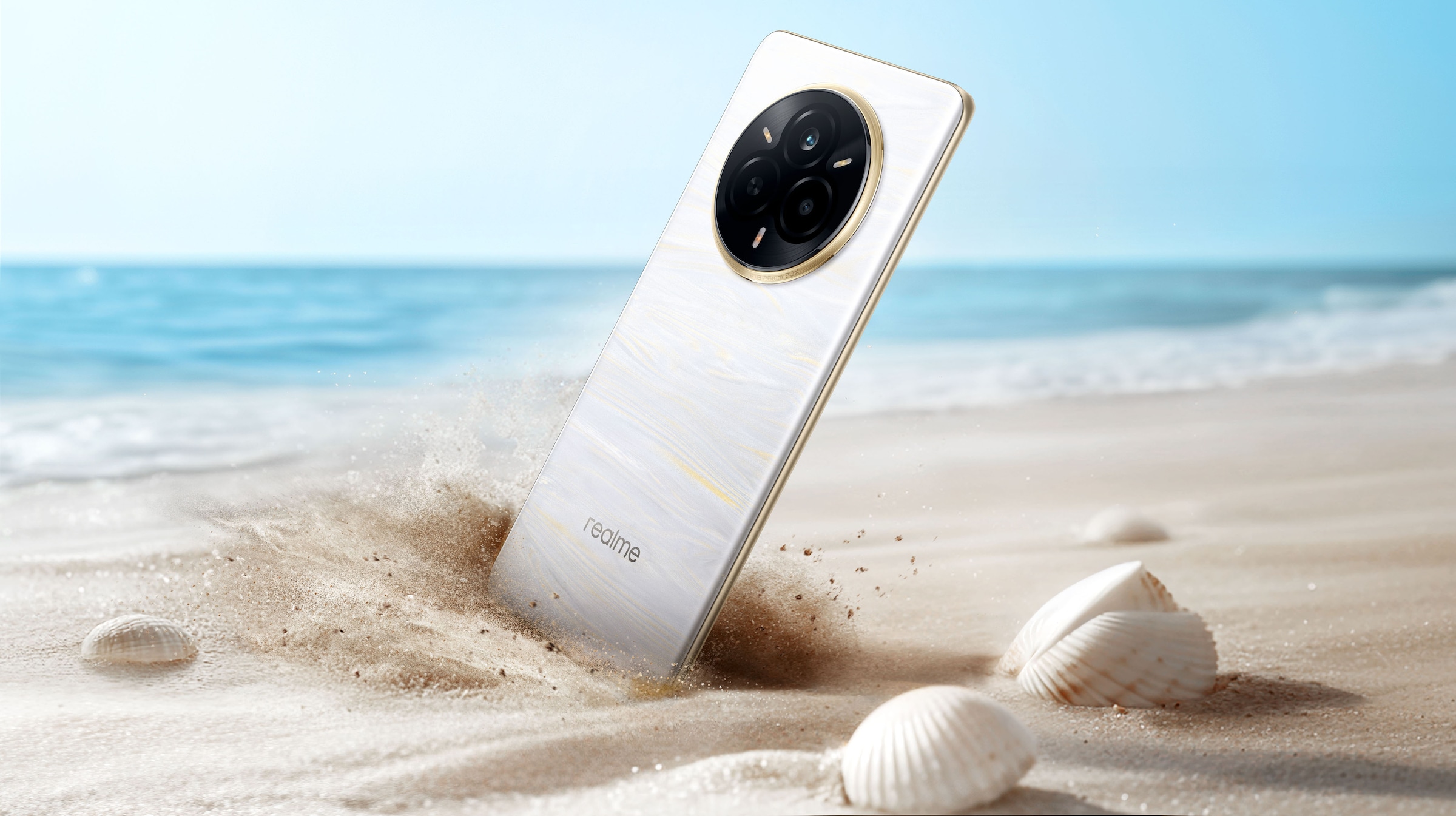 Realme Smartphone »14 Pro 5G« Pearl White