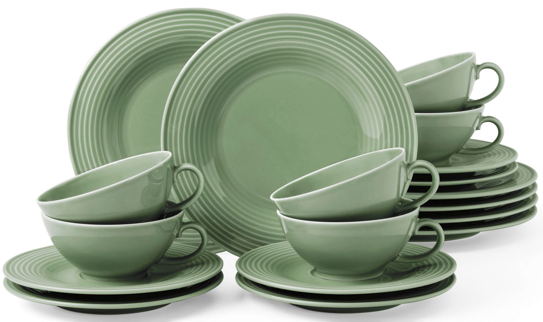 Seltmann Weiden Teeservice "Geschirr-Set Beat" Teller, Tassen, Untertassen, günstig online kaufen
