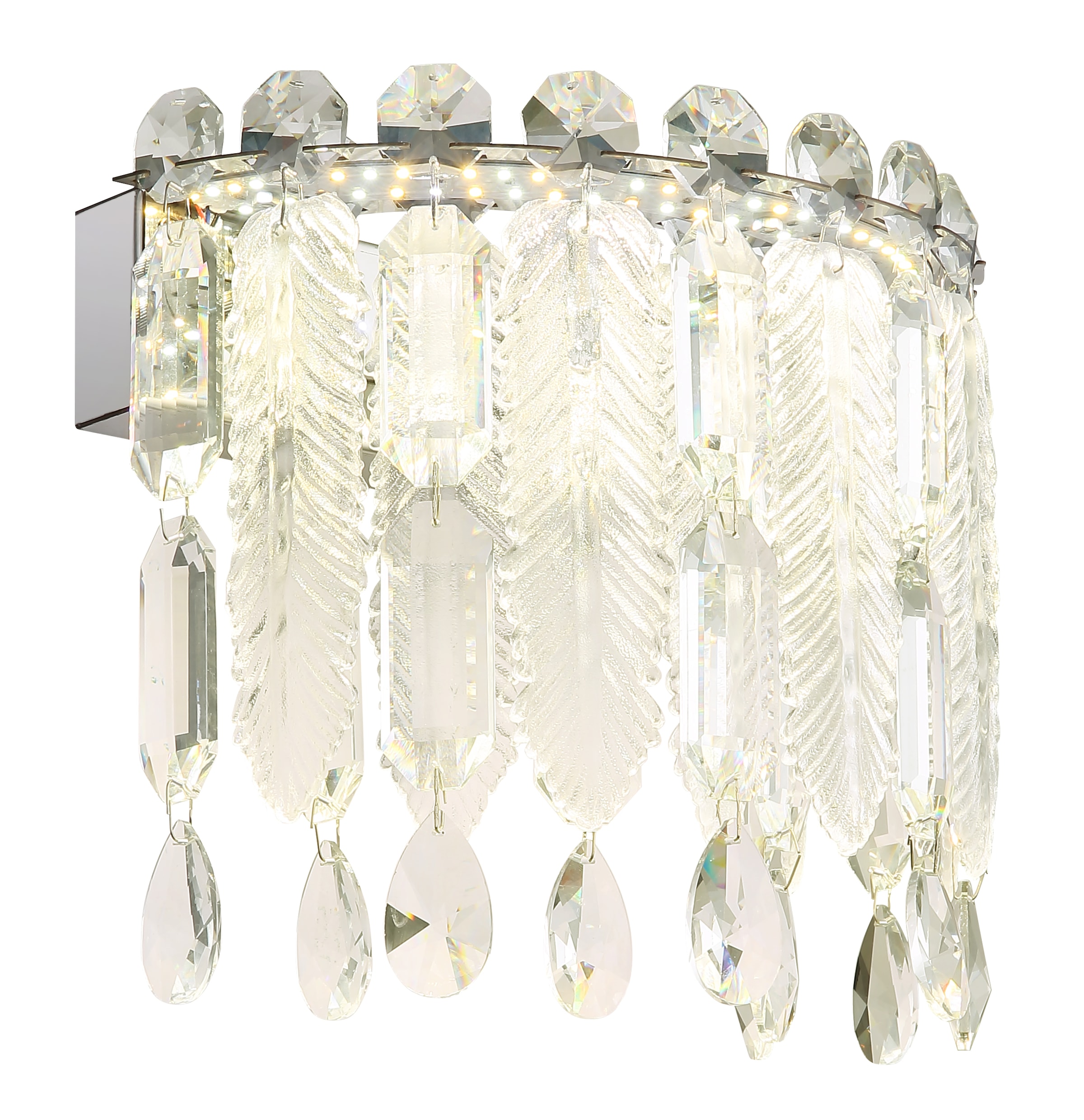 GLOBO LIGHTING Wandleuchte »KLUNKA« LED-Modul 1 Stk. Wandlampe Wand Wohnzimmer Flur Wandbeleuchtung