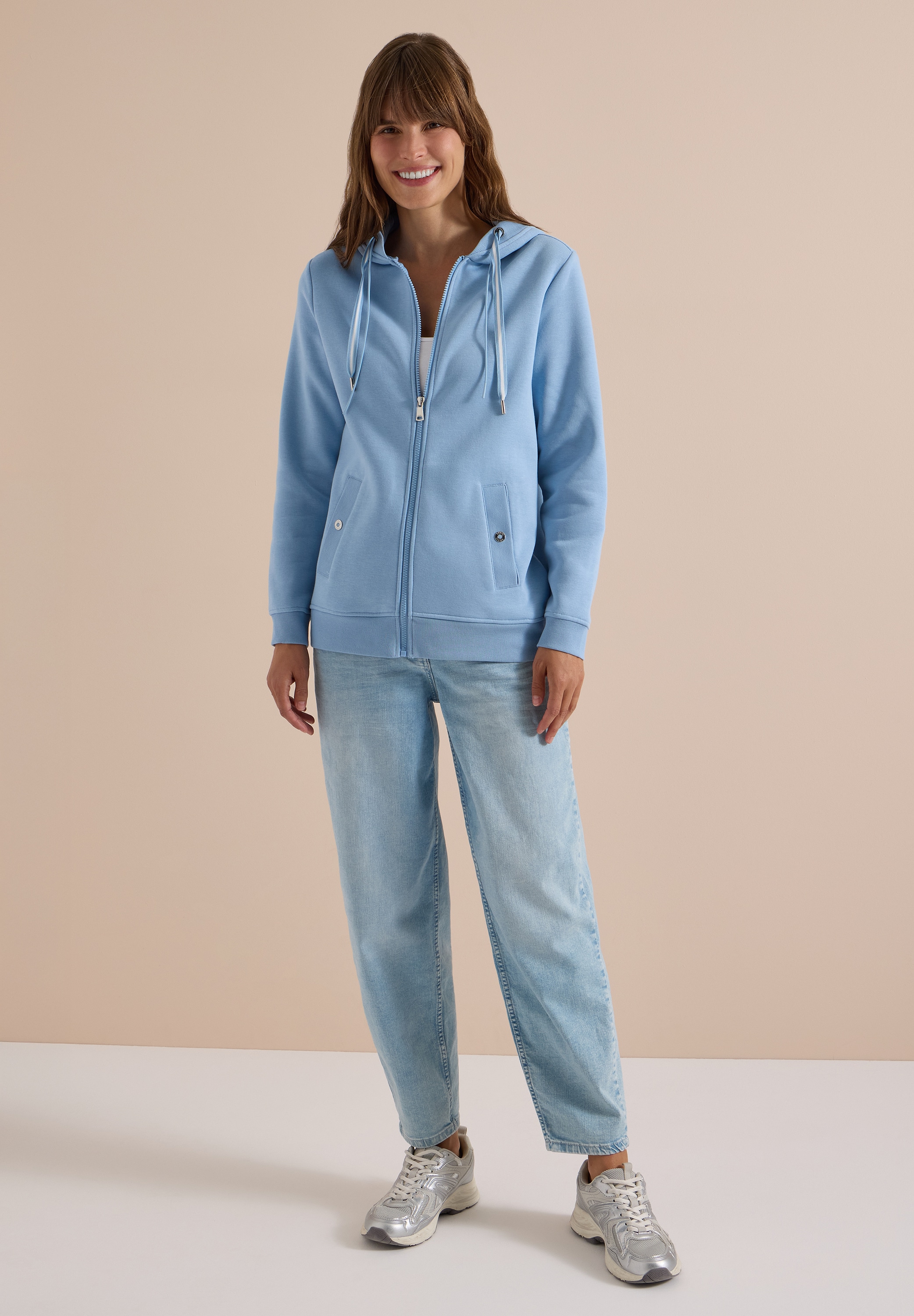 Cecil Sweatjacke mit Kapuze