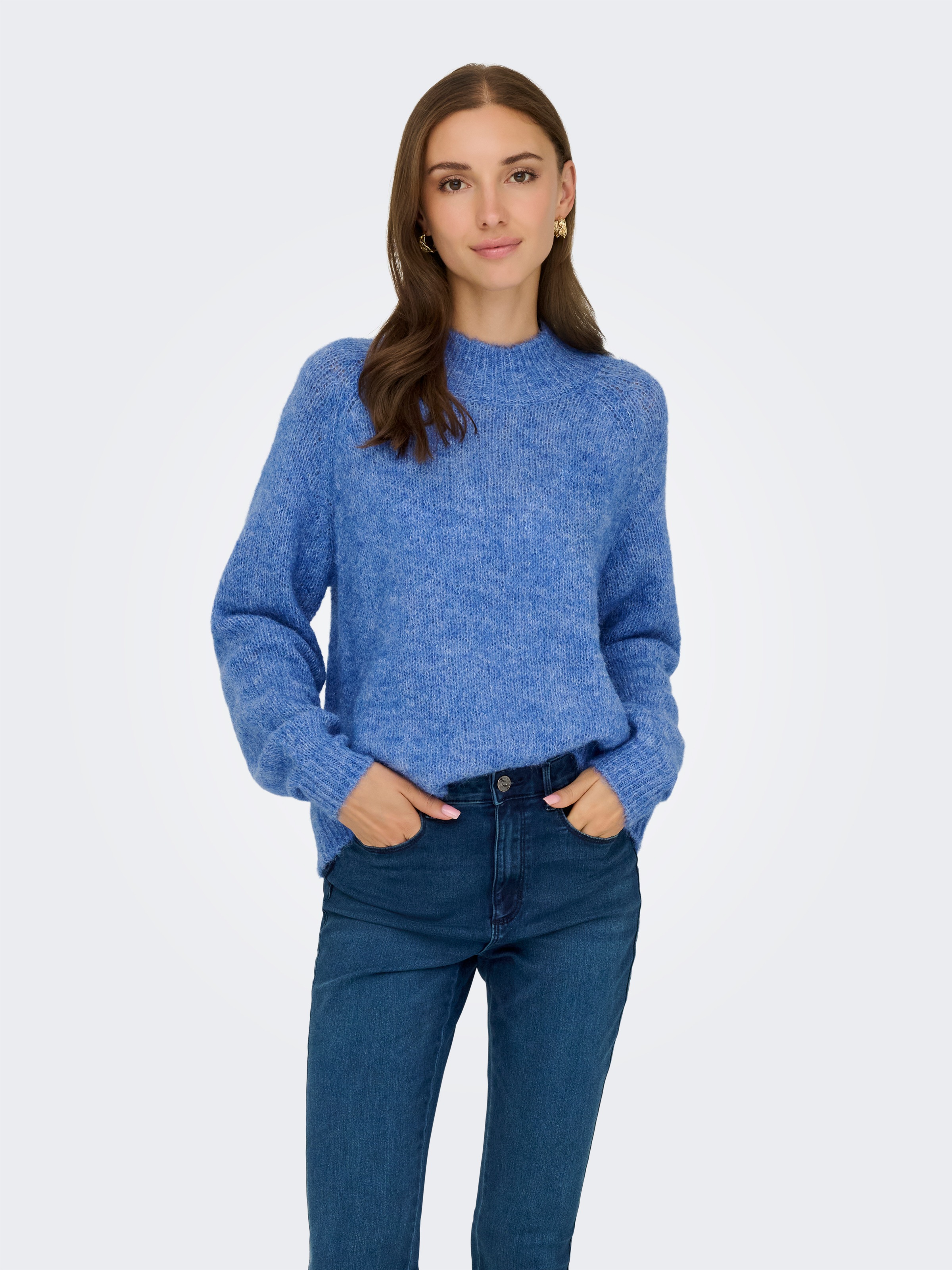 JDY Stehkragenpullover "JDYZOEY LIFE L/S HN RAGLAN PUL KNT NOOS" günstig online kaufen