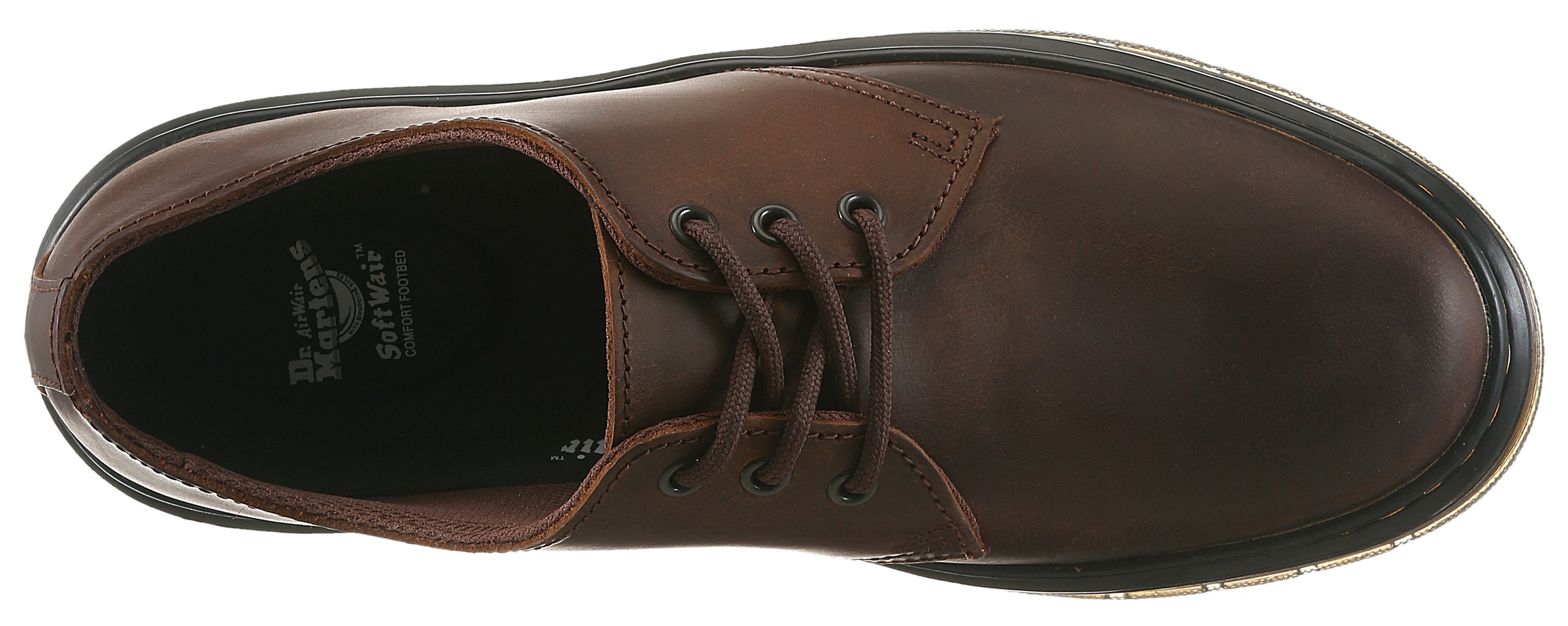 DR. MARTENS Schnürschuh »BROOKLINE LO LEDER SCHUHE«  Freizeitschuh, Halbschuh, mit Luftkammern Laufsohle