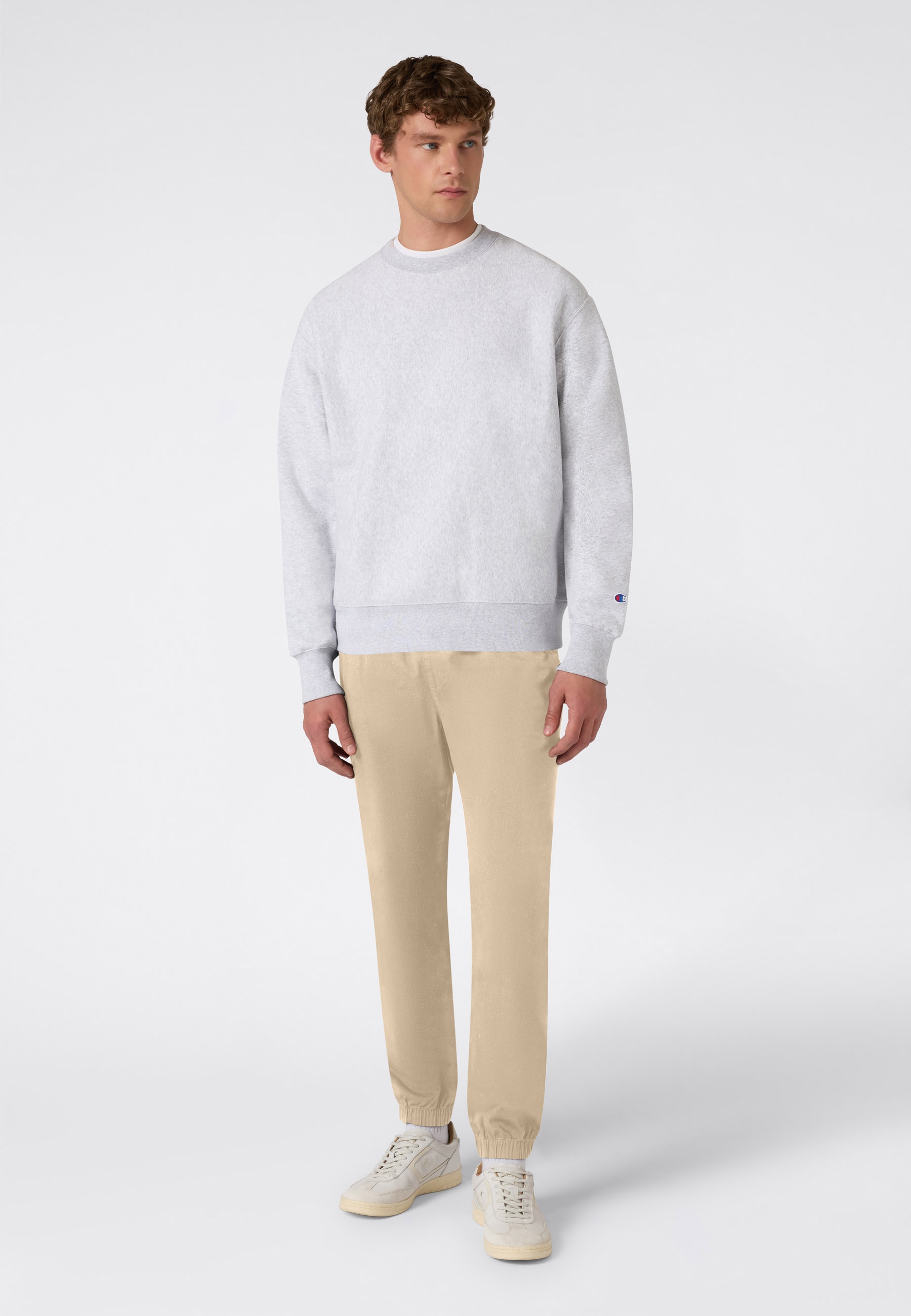 Champion Jogginghose "ICONS Woven Elastic Cuff Pants" mit elastischen Bündchen, aus Baumwolle und Elasthan