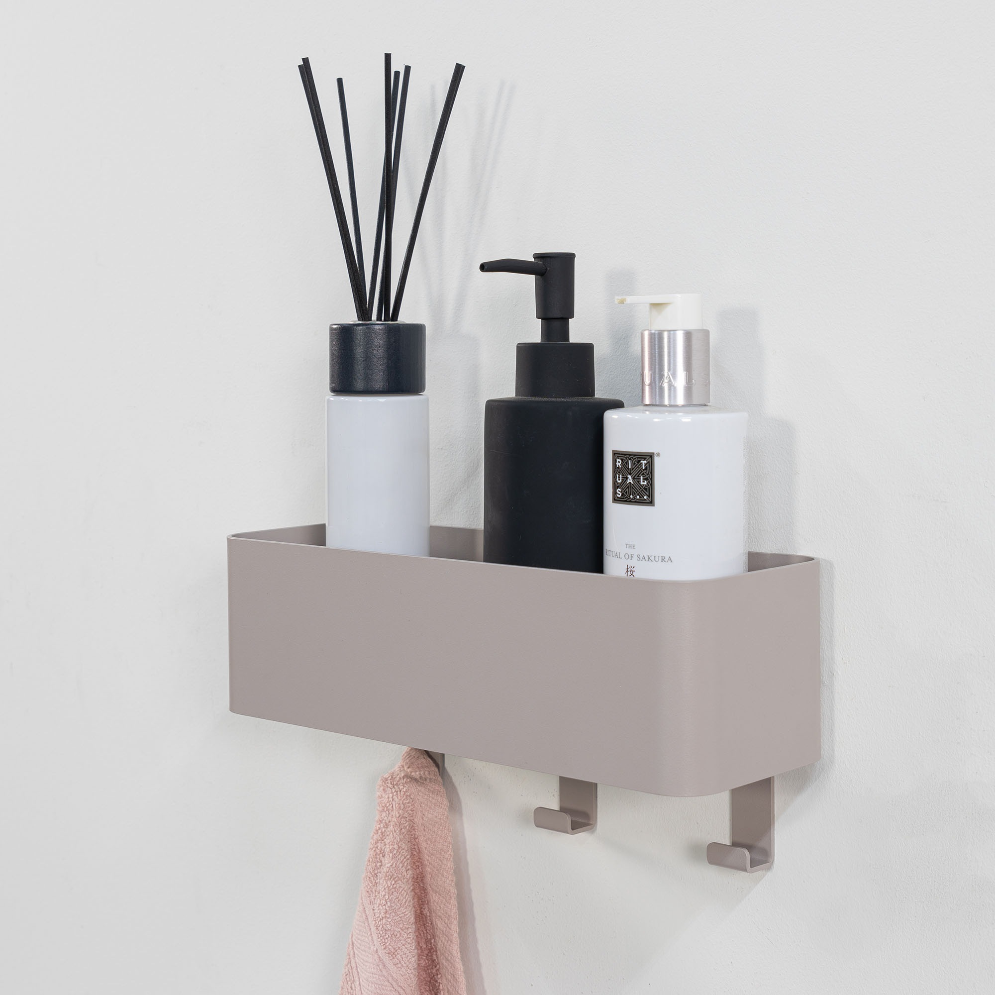 Spinder Design Garderobenhaken "Multi 3" 2-in-1 Wandregal + Garderobe günstig online kaufen