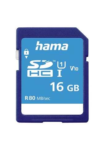 Hama Speicherkarte »SDHC 16GB Class 10 UHS-...
