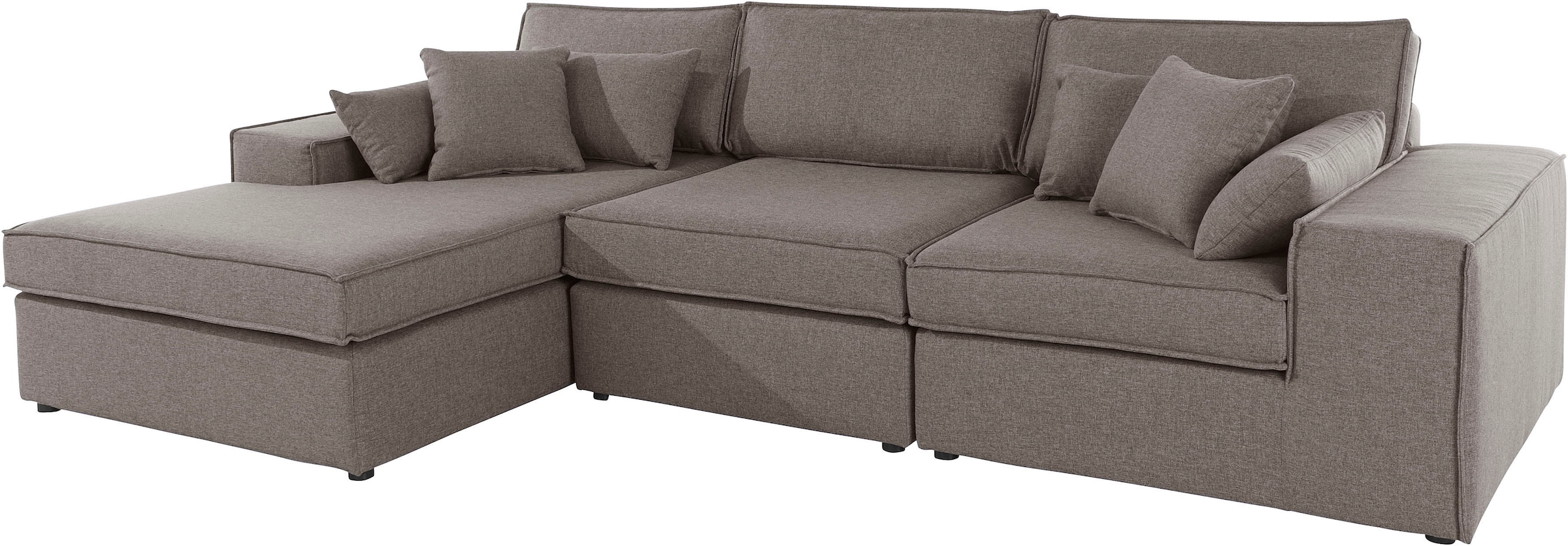 OTTO home Ecksofa "Florid L-Form" 3 Teile, bestehend aus Modulen, viele Bez günstig online kaufen