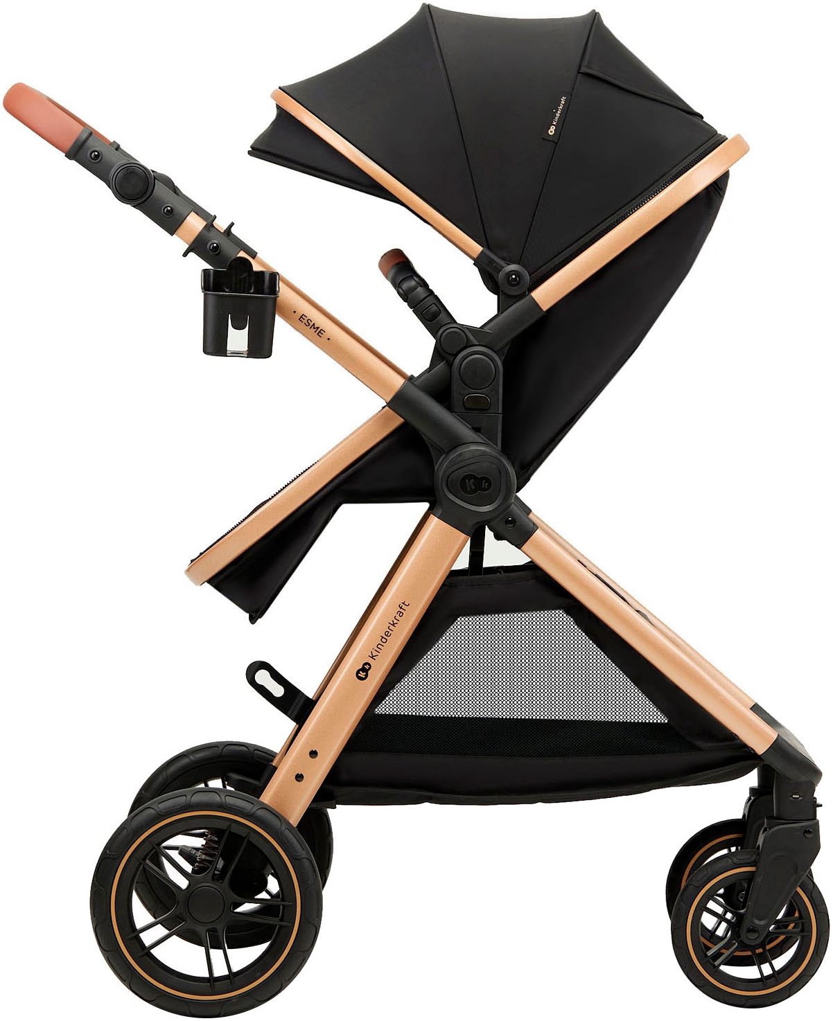 Kinderkraft Kombi-Kinderwagen »ESME 3IN1«, 22 kg, inkl. Babyschale