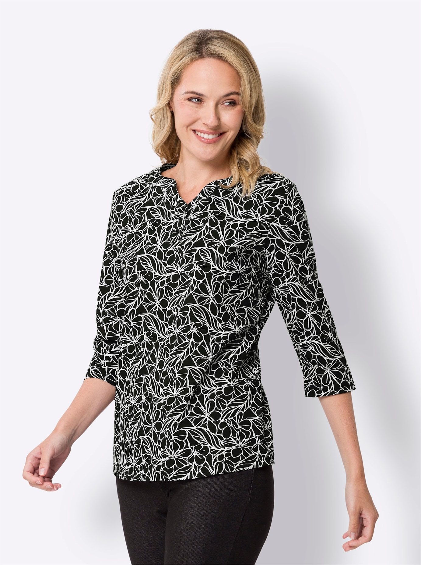 Classic Basics 3/4-Arm-Shirt "3/4-Arm-Shirt", (1 tlg.) günstig online kaufen