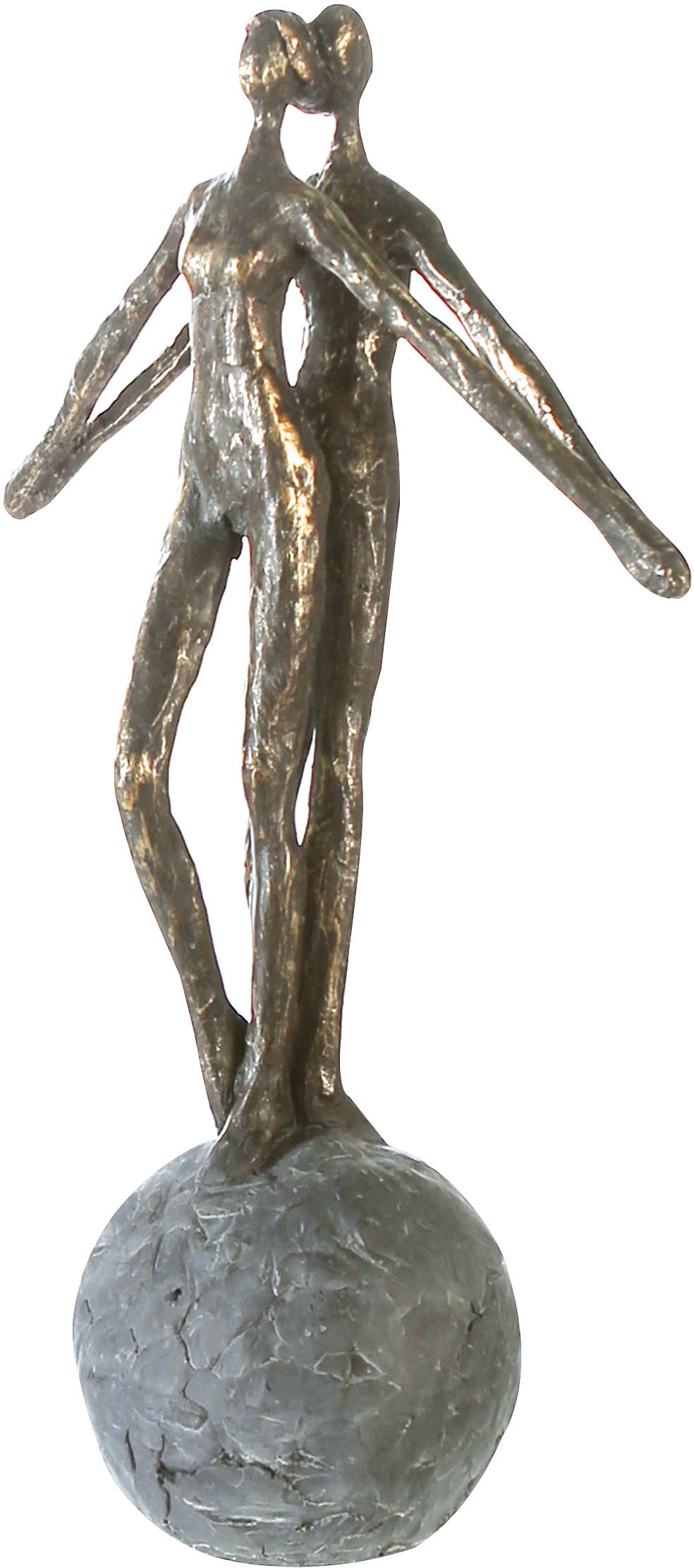 BAUR mit 37 Dekoobjekt, Gilde Dekofigur »Skulptur Pärchen, by Wohnzimmer Spruchanhänger, Encourage«, | Casablanca cm, Höhe bestellen