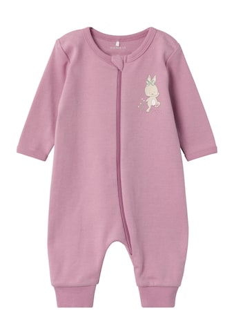 Schlafanzug »NBFNIGHTSUIT ZIP ORCHID HAZE RABBIT NOOS«