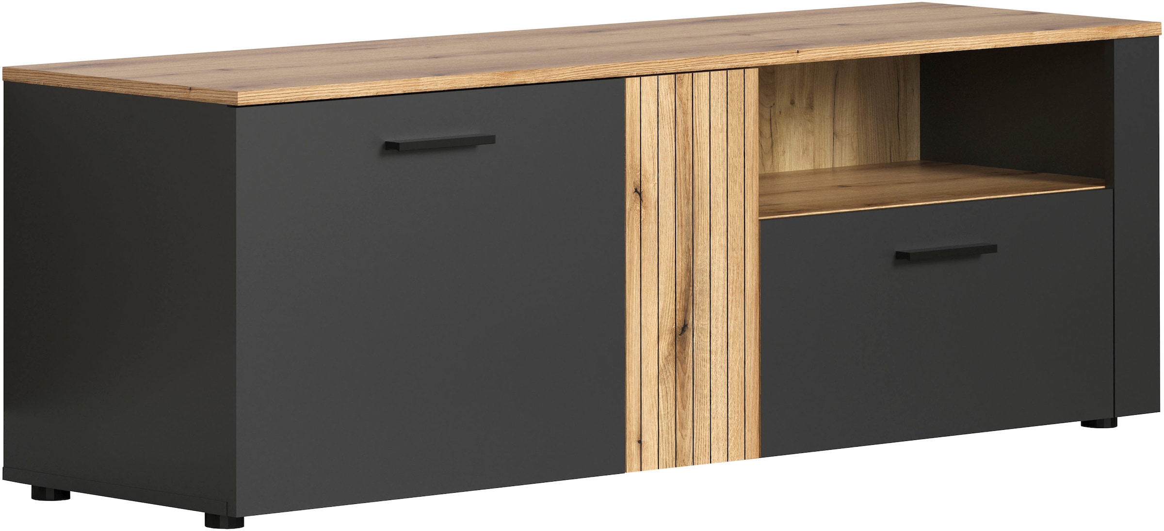 Home affaire TV-Bank »Estepona« 1 Stk. tlg. TV-Board, 2 Türen, 1 Schublade, 1 Fach - (B/T/H) 150/42/50 cm