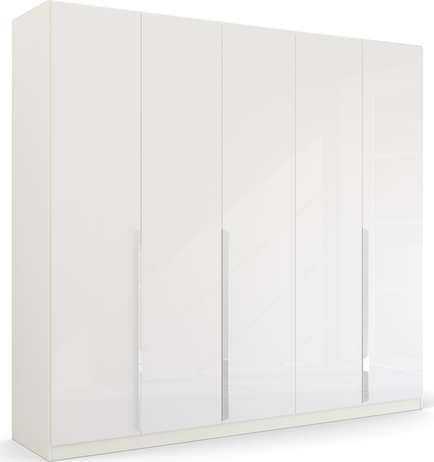 rauch Drehtürenschrank "Kleiderschrank Schrank Garderobe Ankleide GLAMOUR BY QUADRA SPIN" Breiten: 181/226/271 cm, Höhe 210 cm, mit eleganter Hochglanzfront und Stangengriff MADE IN GERMANY