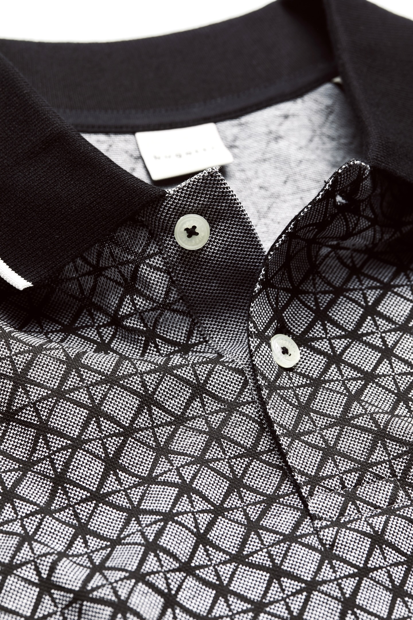 bugatti Poloshirt, mit grafischem Allover-Print ▷ kaufen | BAUR