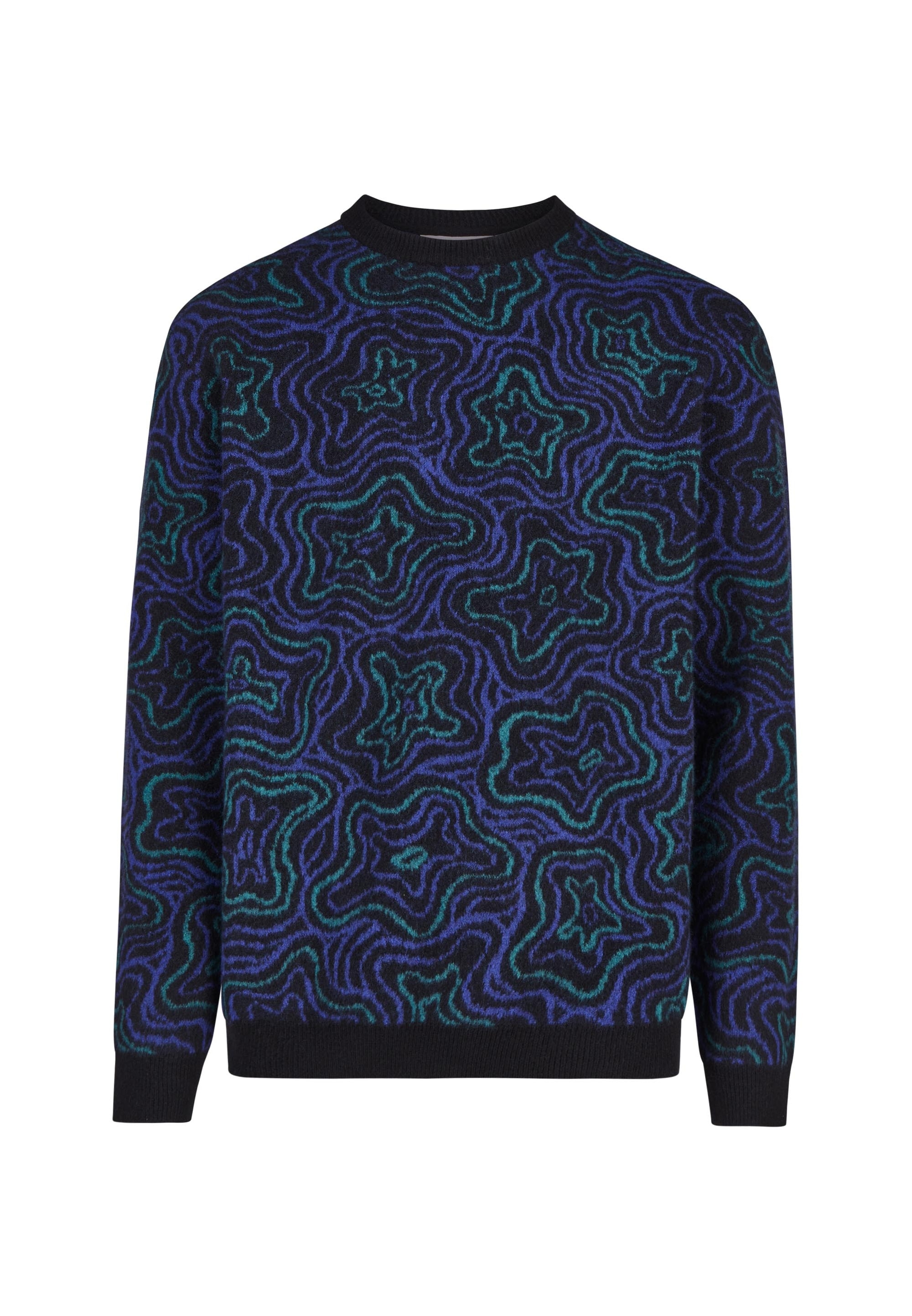 Cleptomanicx Strickpullover »Scribbles« mit markantem Muster