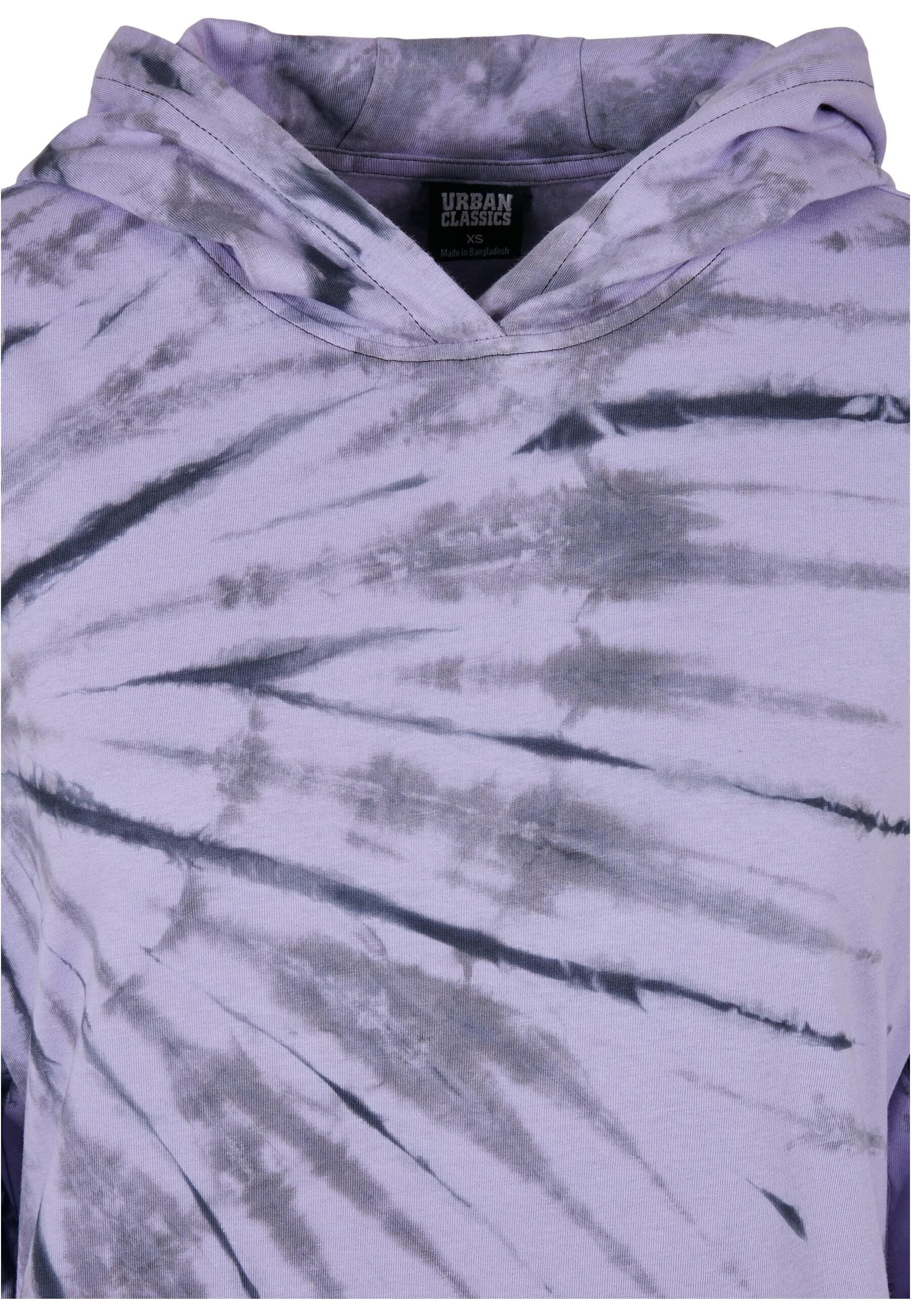 URBAN CLASSICS Shirtkleid »Urban Classics Damen Ladies Oversized Tie Dye Hoody Dress«, (1 tlg.)
