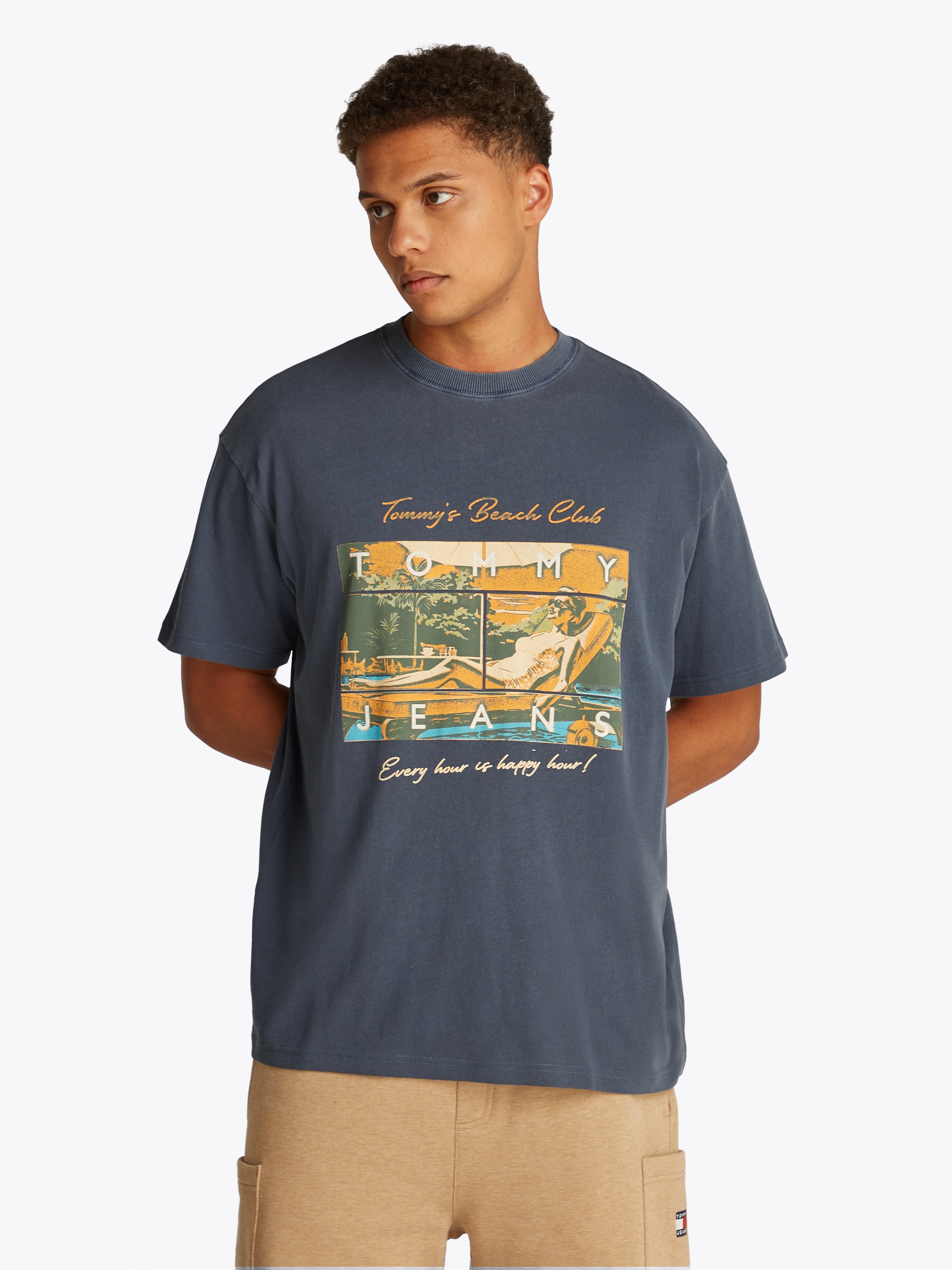 Tommy Jeans T-Shirt "TJM RLX BEACH CLUB GRAPHIC TEE" günstig online kaufen