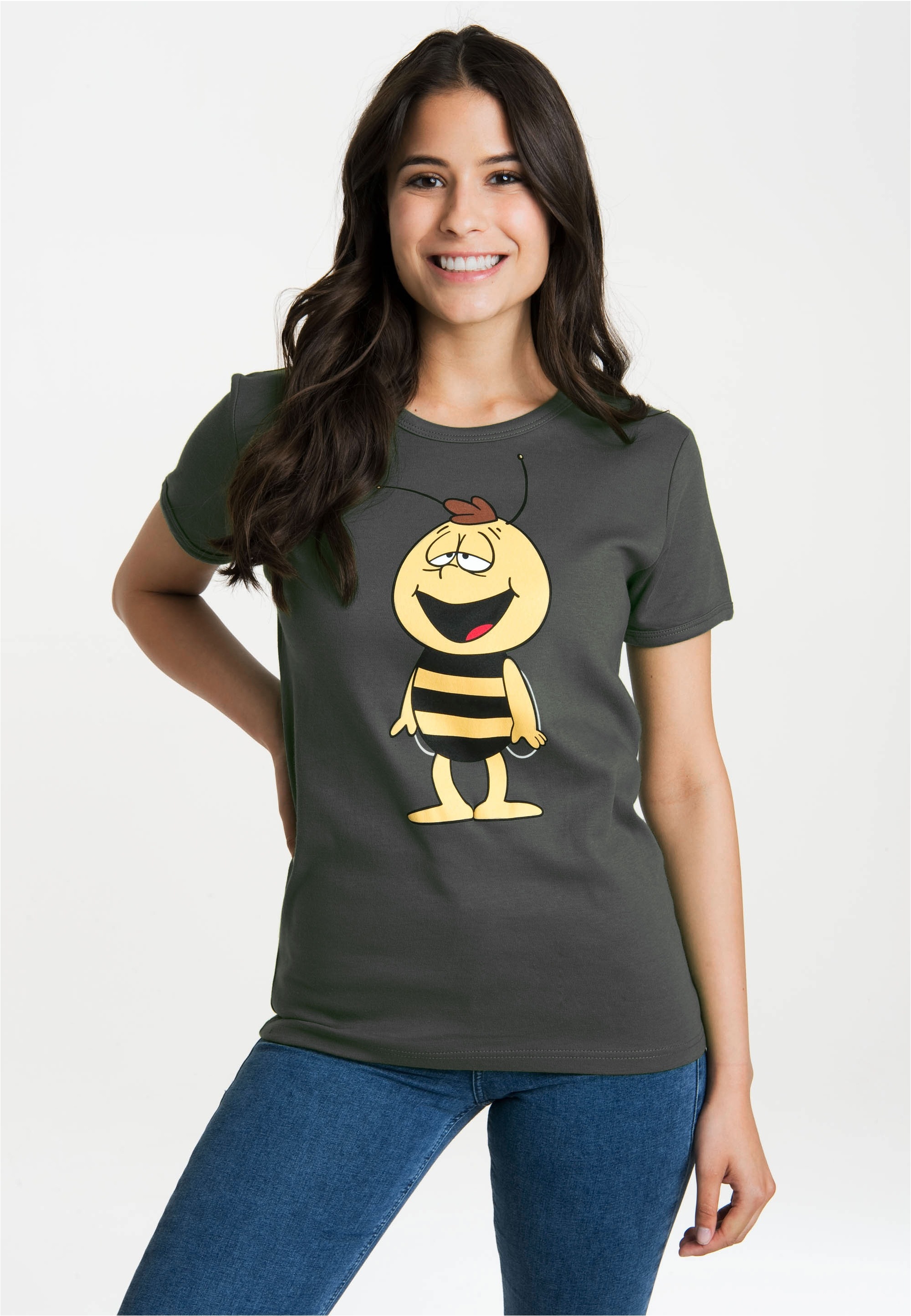 LOGOSHIRT T-Shirt "Die Biene Maja - Willi" mit coolem Print