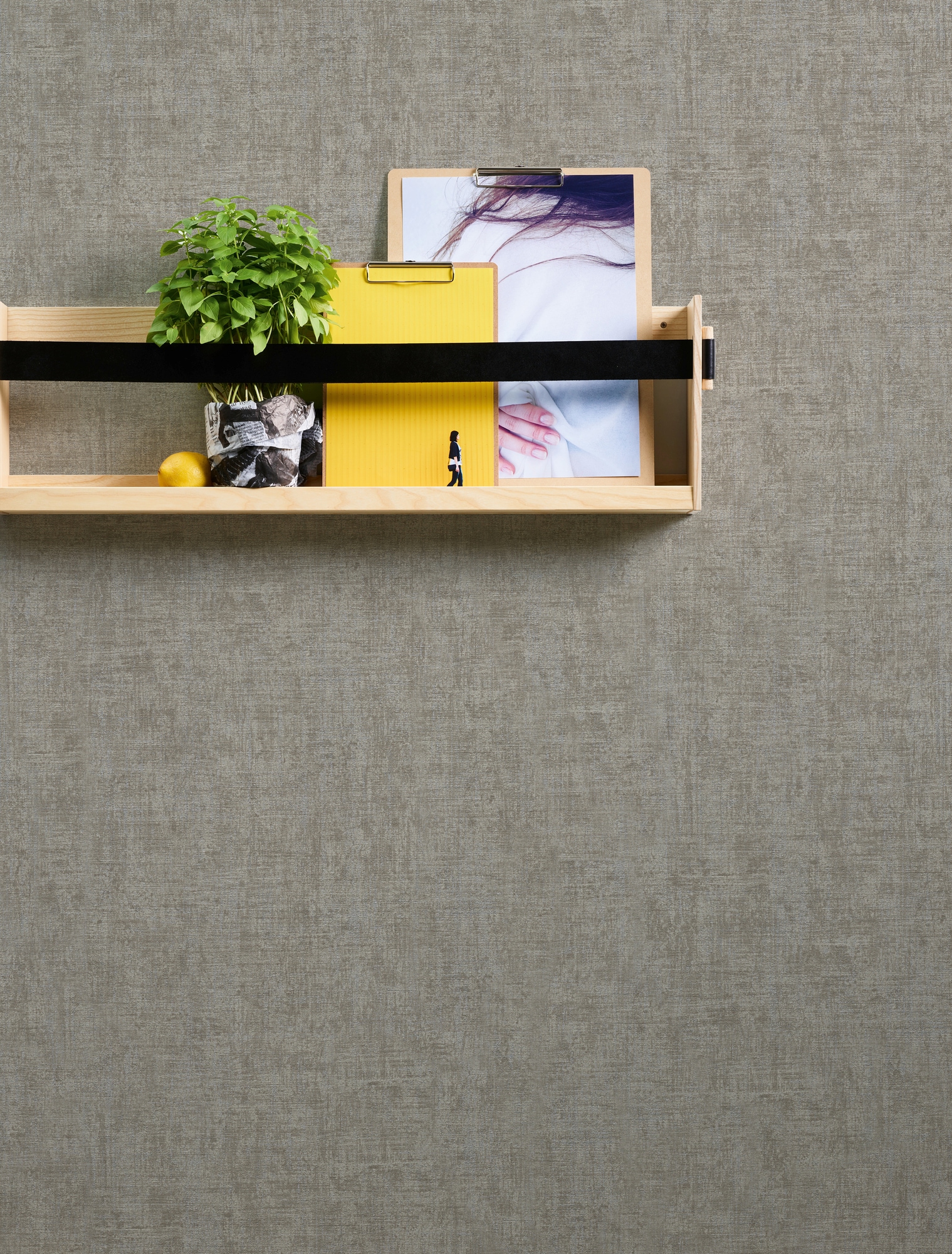 A.S. Création Vliestapete »Greenery in Vintage Optik« uni Strukturtapete