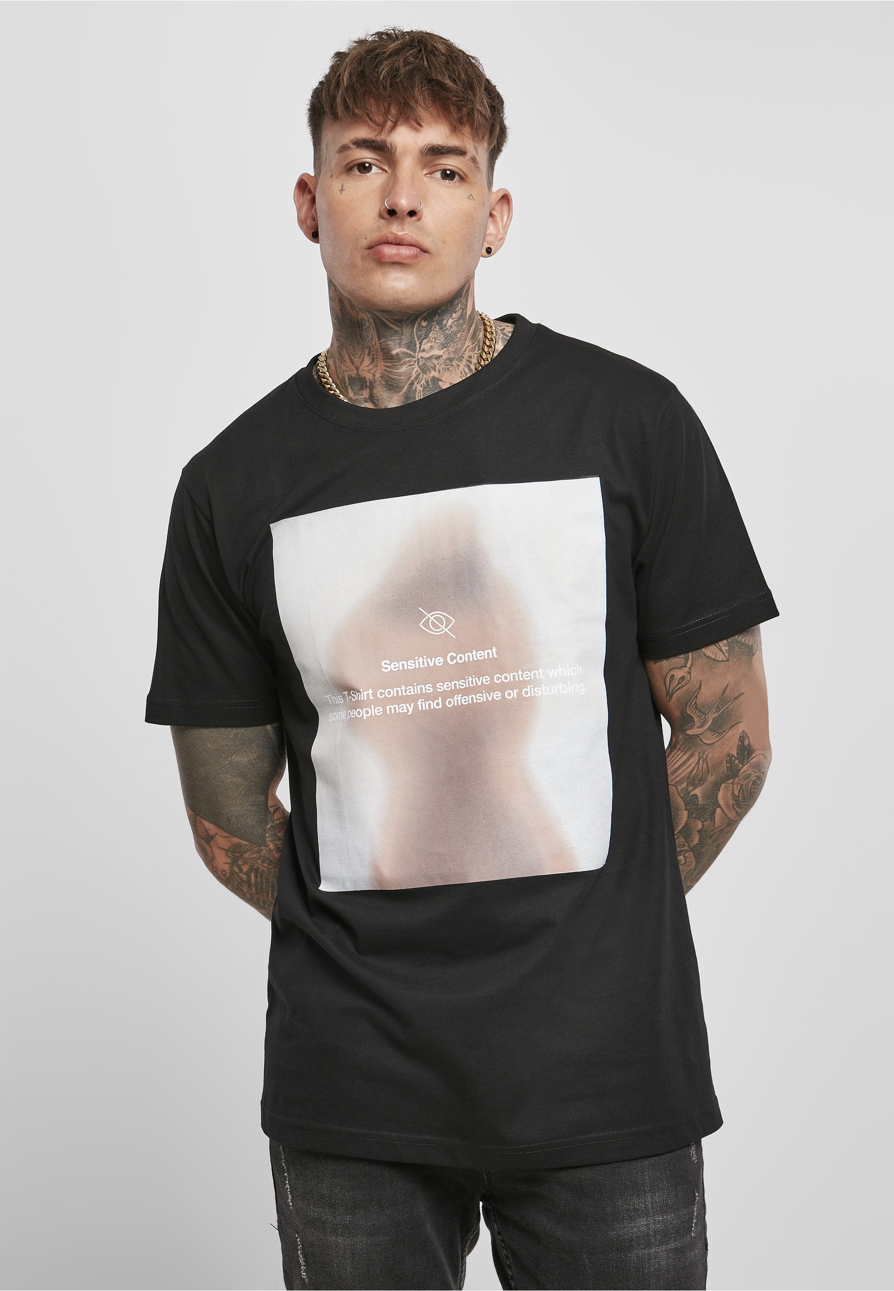 MisterTee T-Shirt »MisterTee Herren Sensitive Content Tee« 1 Stk.