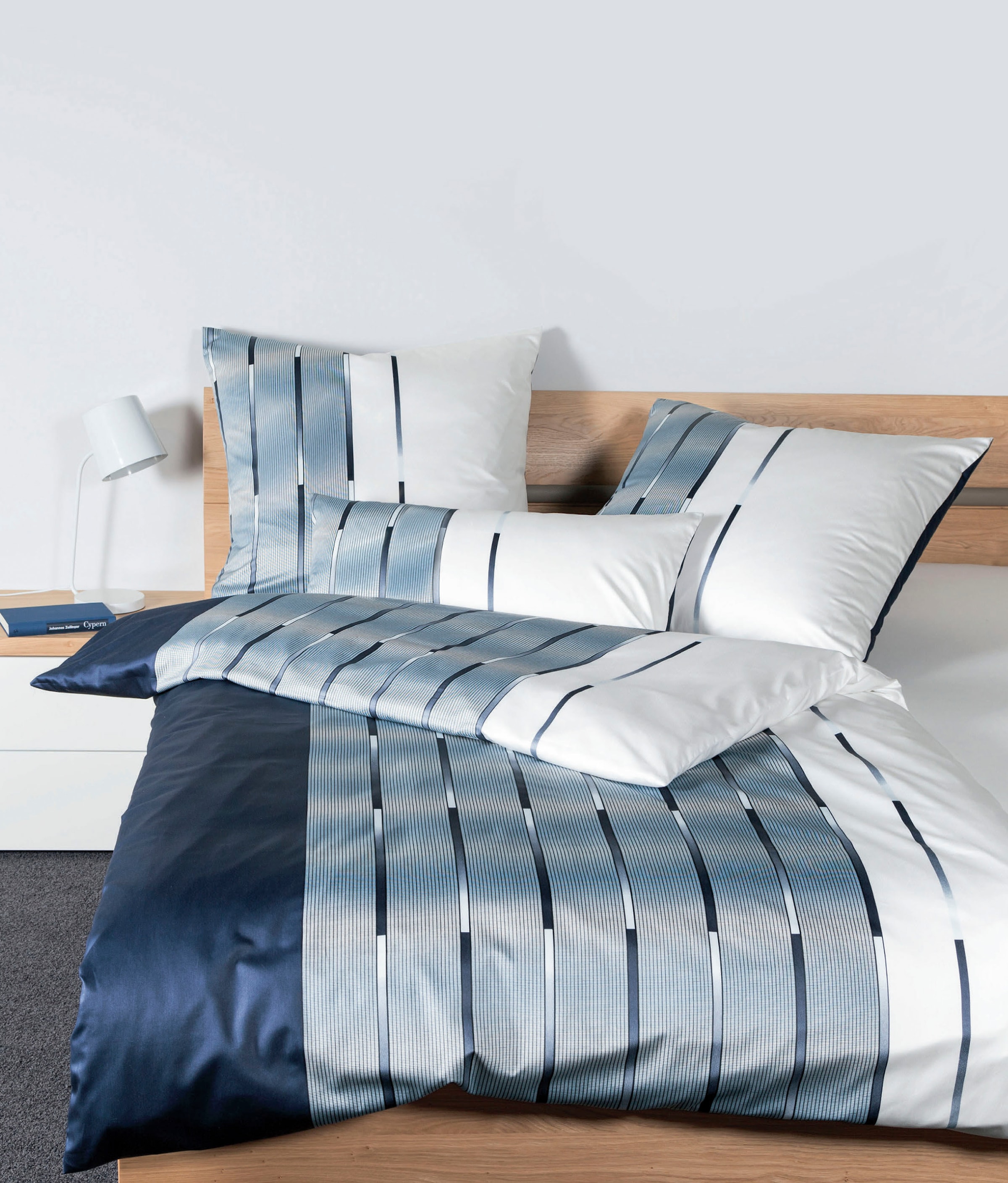 Janine Bettwäsche "MILANO 45026" 2 Stk. mit Reißverschluss günstig online kaufen