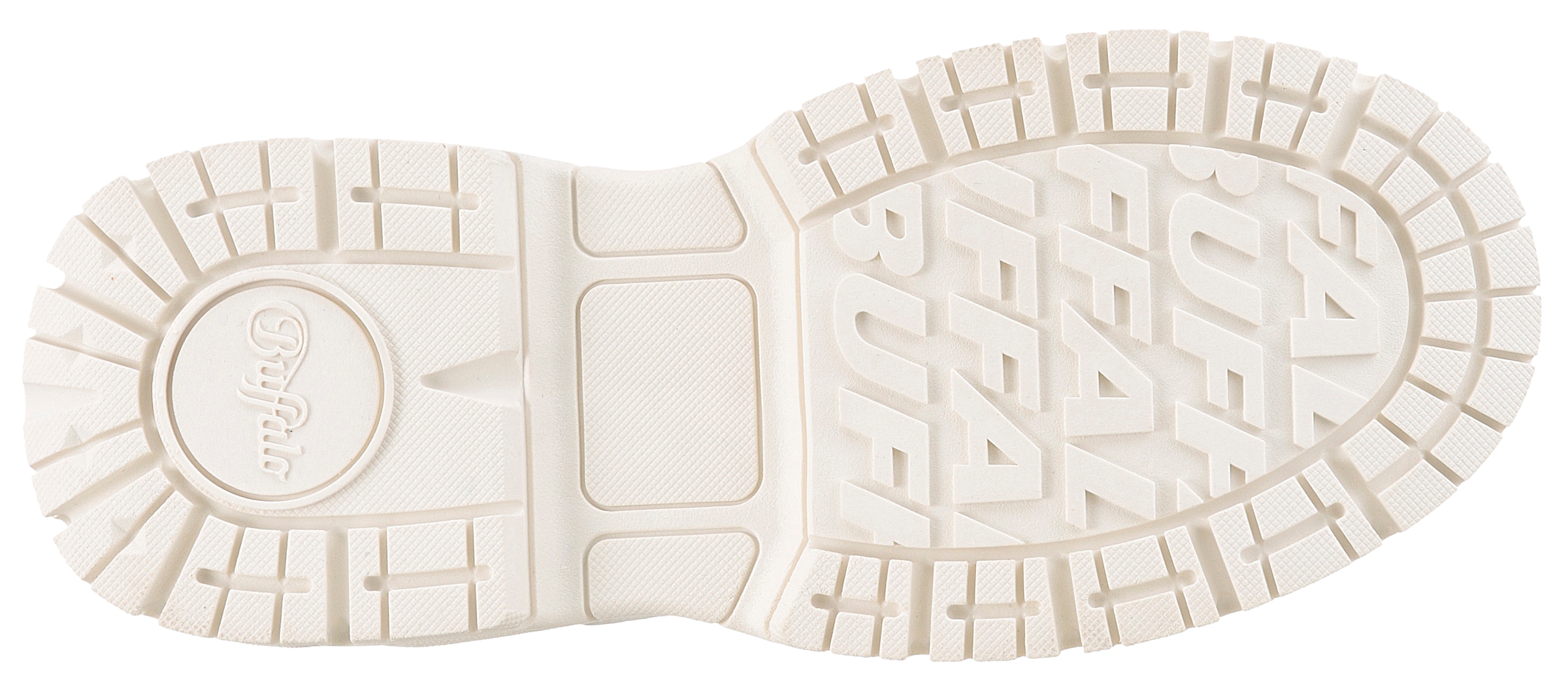 Buffalo Schnürboots »FUSION HYB MID VEGAN«, Stiefelette, High Top Sneaker, Plateauabsatz, mit Memory Foam